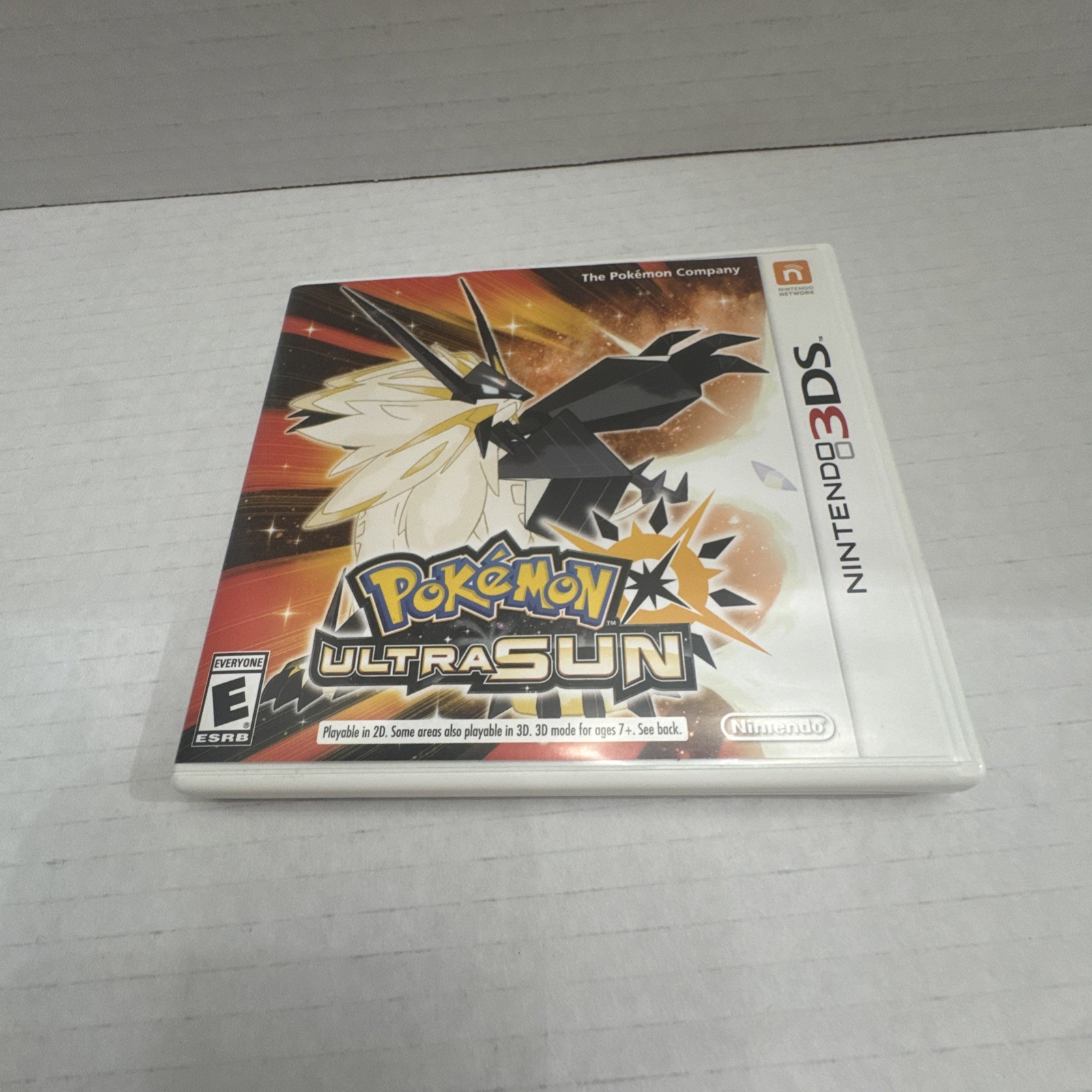 Pokemon Ultra Sun Nintendo 3DS Compl. CIB Authentic Tested Case AR Cards Manual