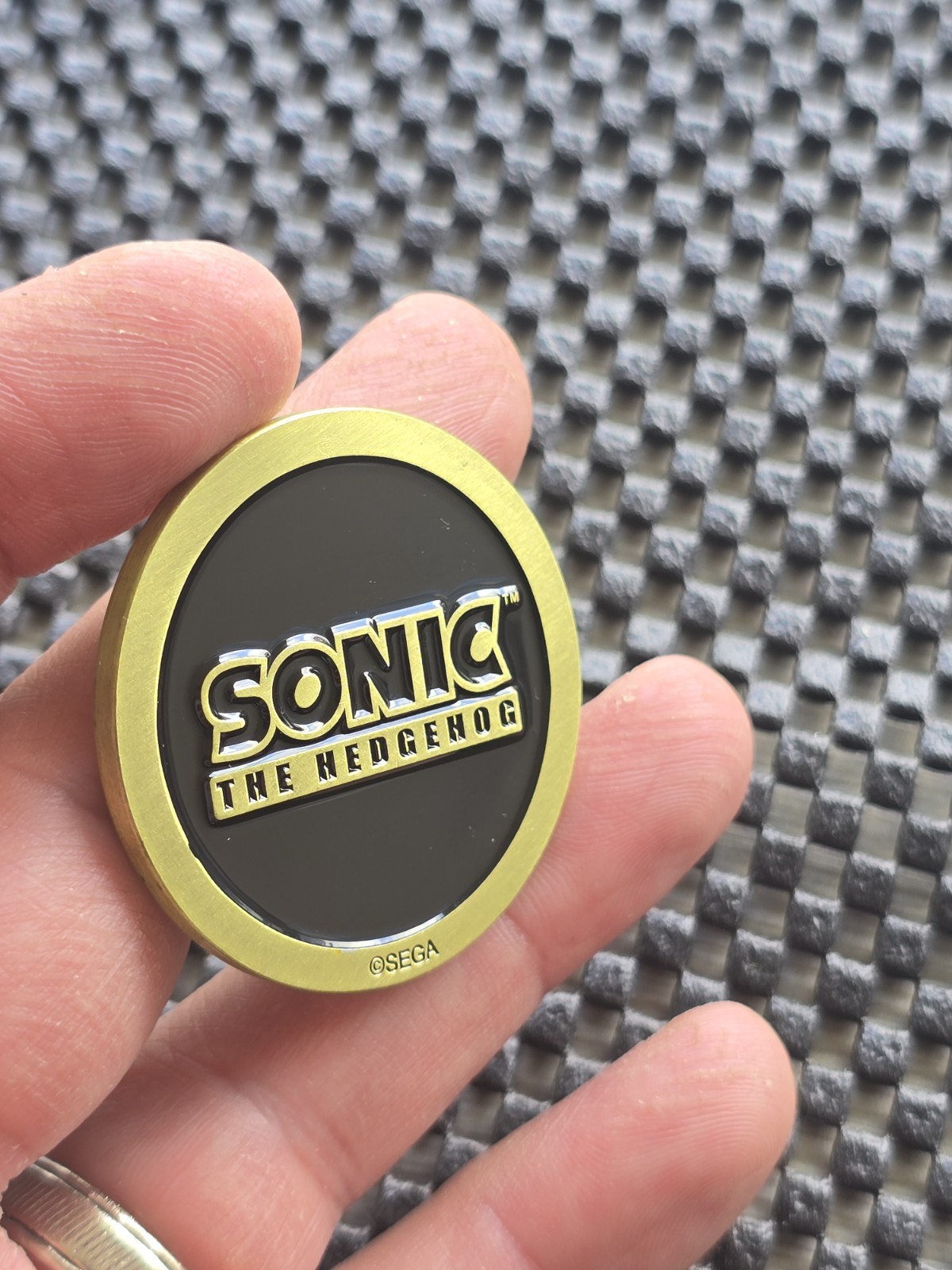 Robotnik Sonic Sega Shop UK Coin Medal Exclusive Rare Promo GENESIS SATURN CD 32