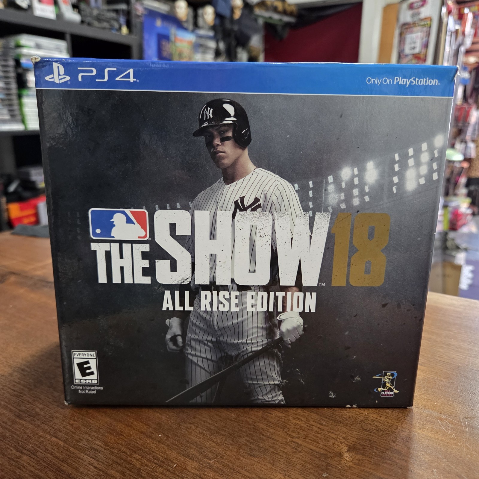 MLB The Show 18 all rise cib ps4 MVP Edition With Hat – MINT NM