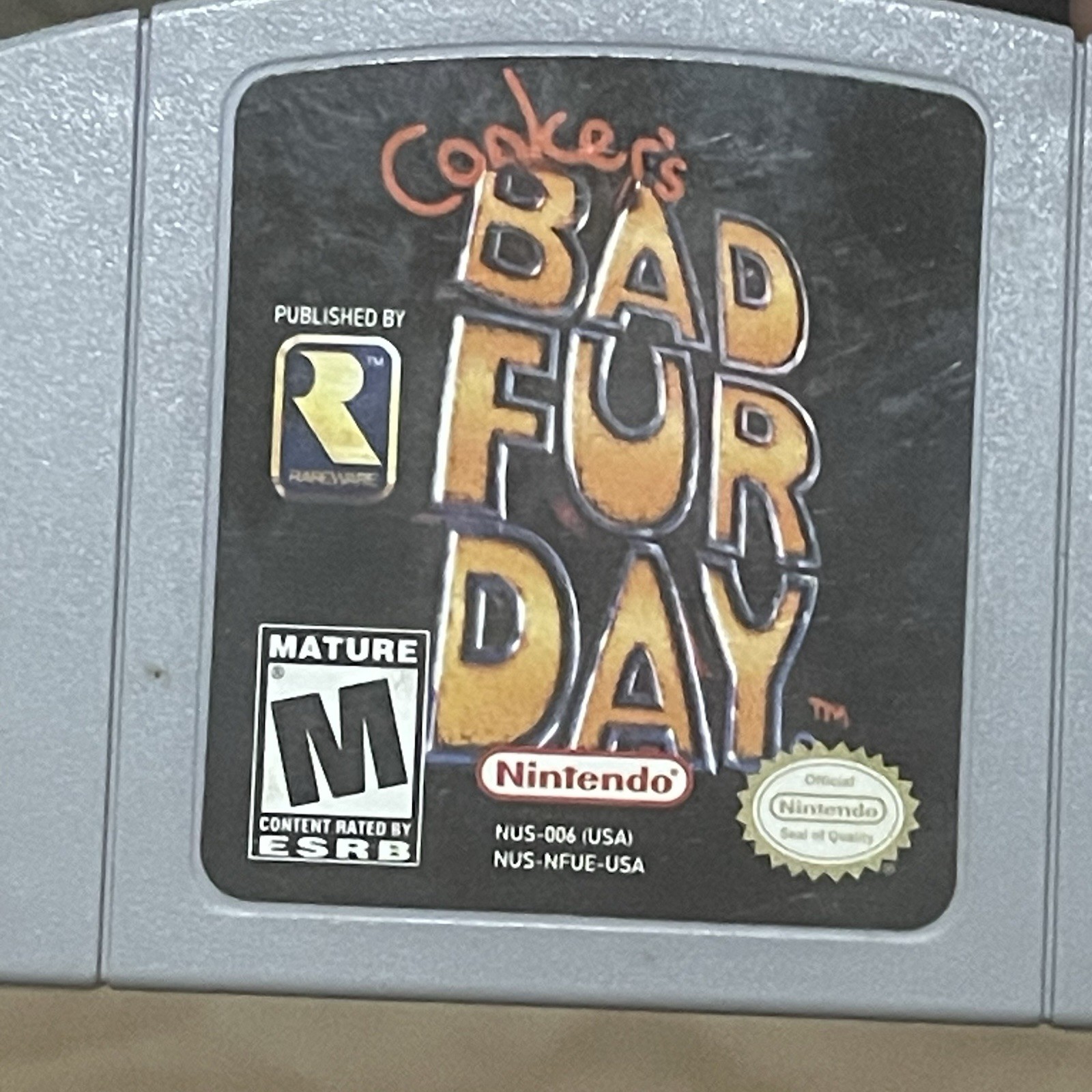 Conker’s Bad Fur Day (Nintendo 64 N64, 2001) Cartridge Only