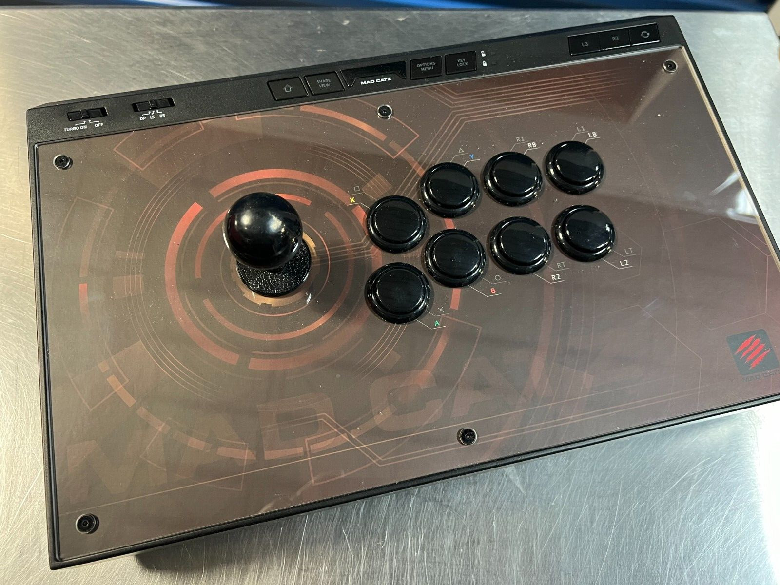 Mad Catz The Authentic EGO Arcade Fight Stick for PS4, Xbox One, Nintendo Switch