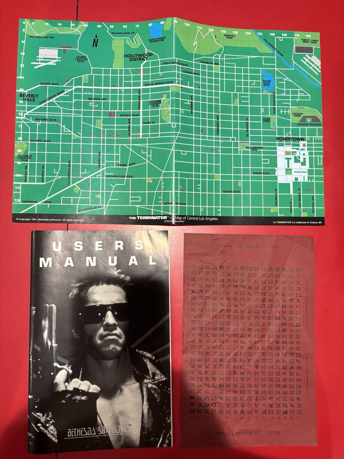 Bethesda Softworks The Terminator 1991 PC Game (2) 3.5 disks
