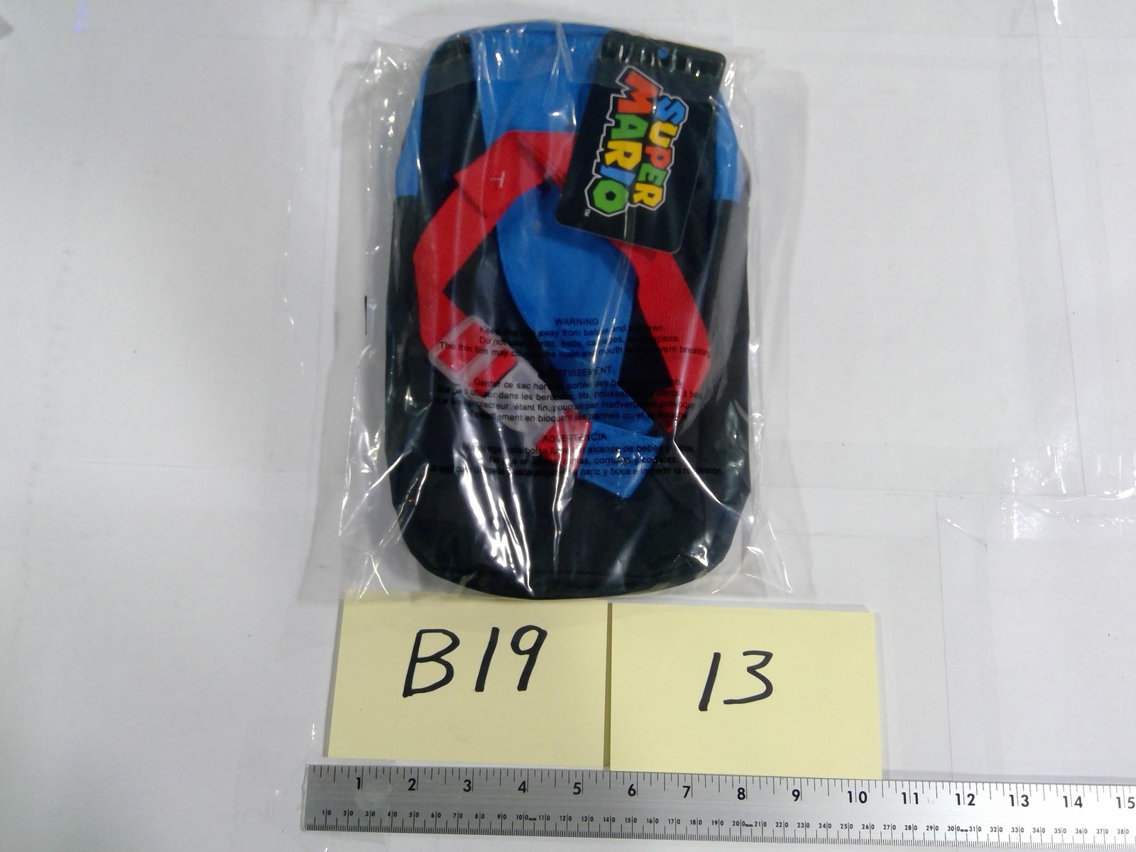 Super Mario Bros Kids Mini Backpack Mario Yoshi Toad Red Blue New Glossy