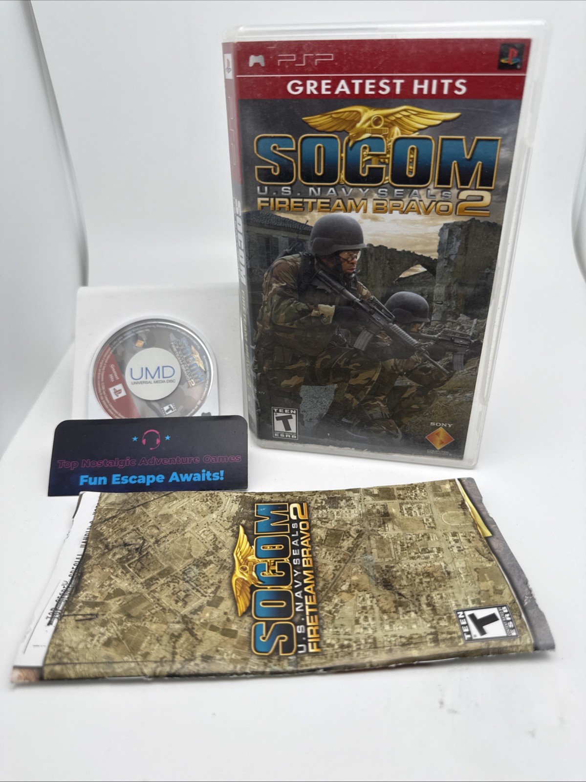SOCOM: U.S. Navy SEALs — Fireteam Bravo 2 (Sony PSP, 2006)
