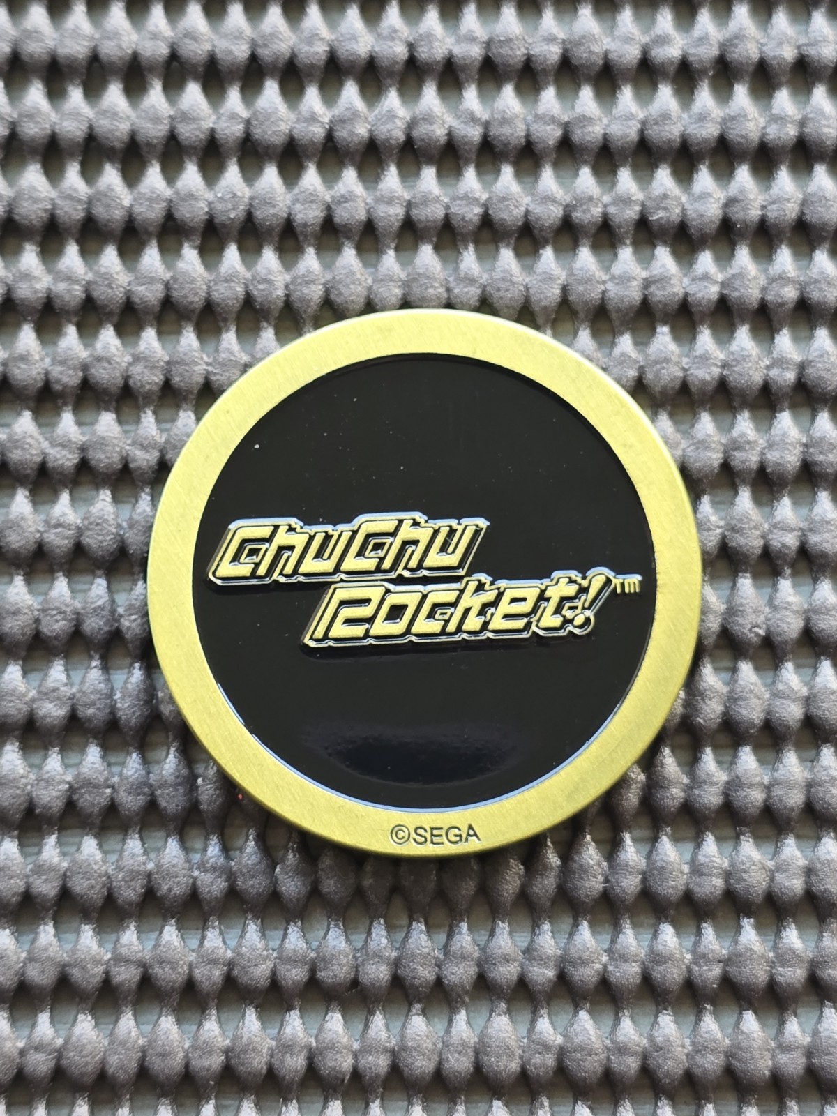 Chu Chu Rocket! Sega Shop UK Coin Medal Excl Rare Promo GENESIS SATURN DREAMCAST