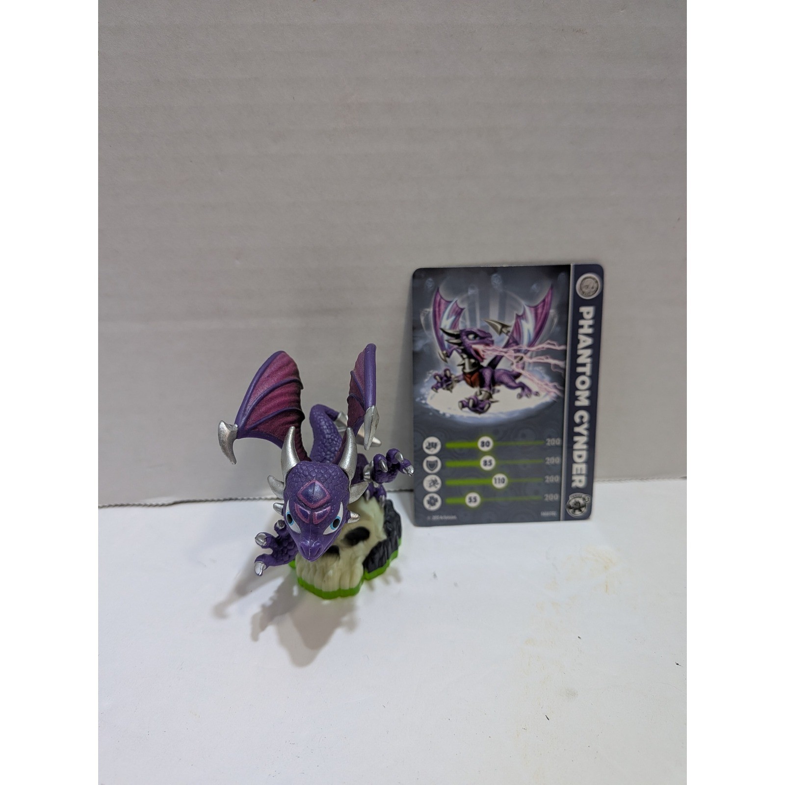 Activision Skylanders Phantom Cynder Figure Kids OS Purple Excellent Undead S2