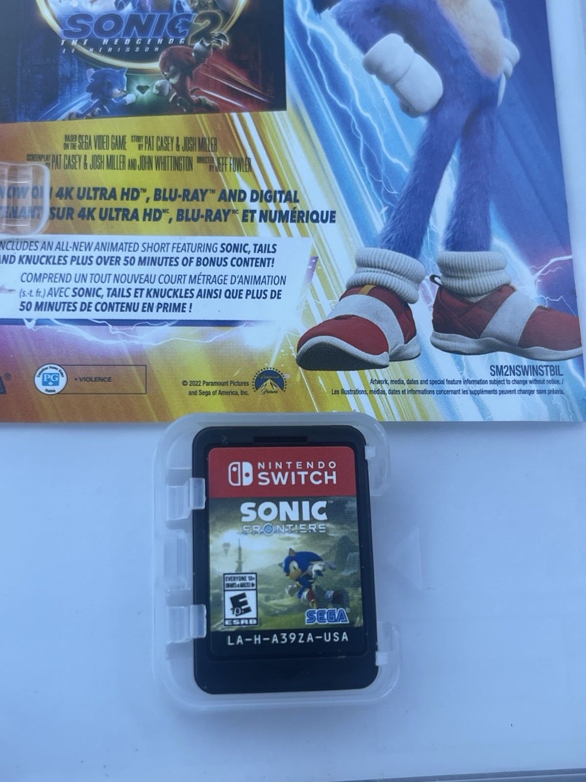 Sonic Frontiers Nintendo Switch CIB with inserts And Code Insert! Game Video !