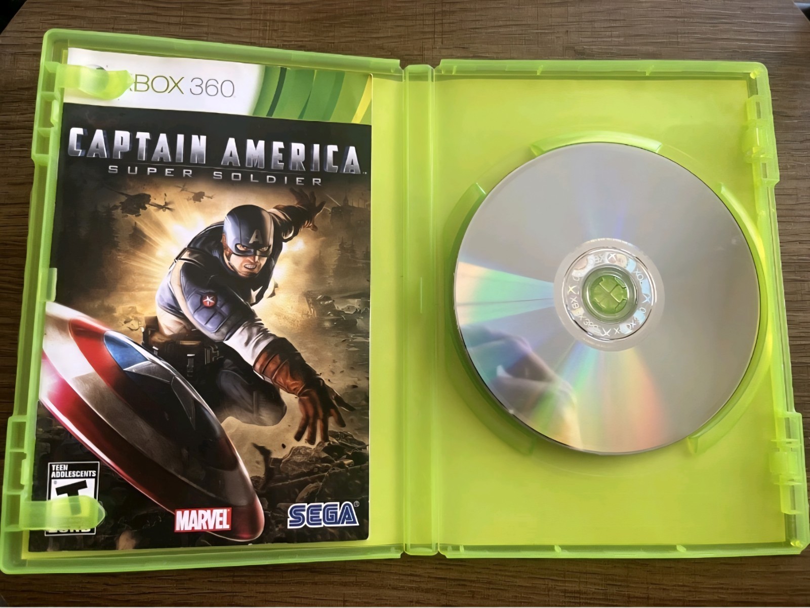 🚨🔥Vintage Captain America: Super Soldier Microsoft Xbox 360 2011 Complete CIB