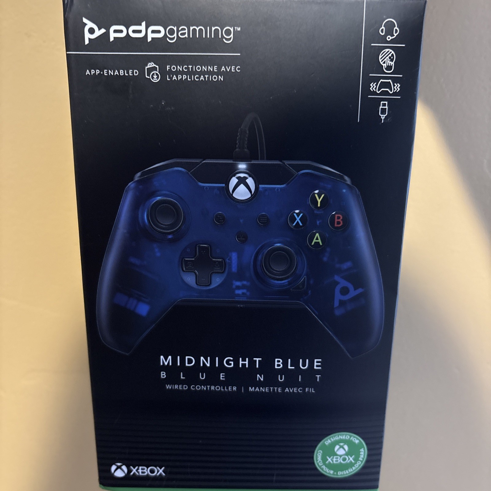 Official PDP Wired Controller for XBOX ONE / SERIES X/S [ Midnight Blue ] NEW