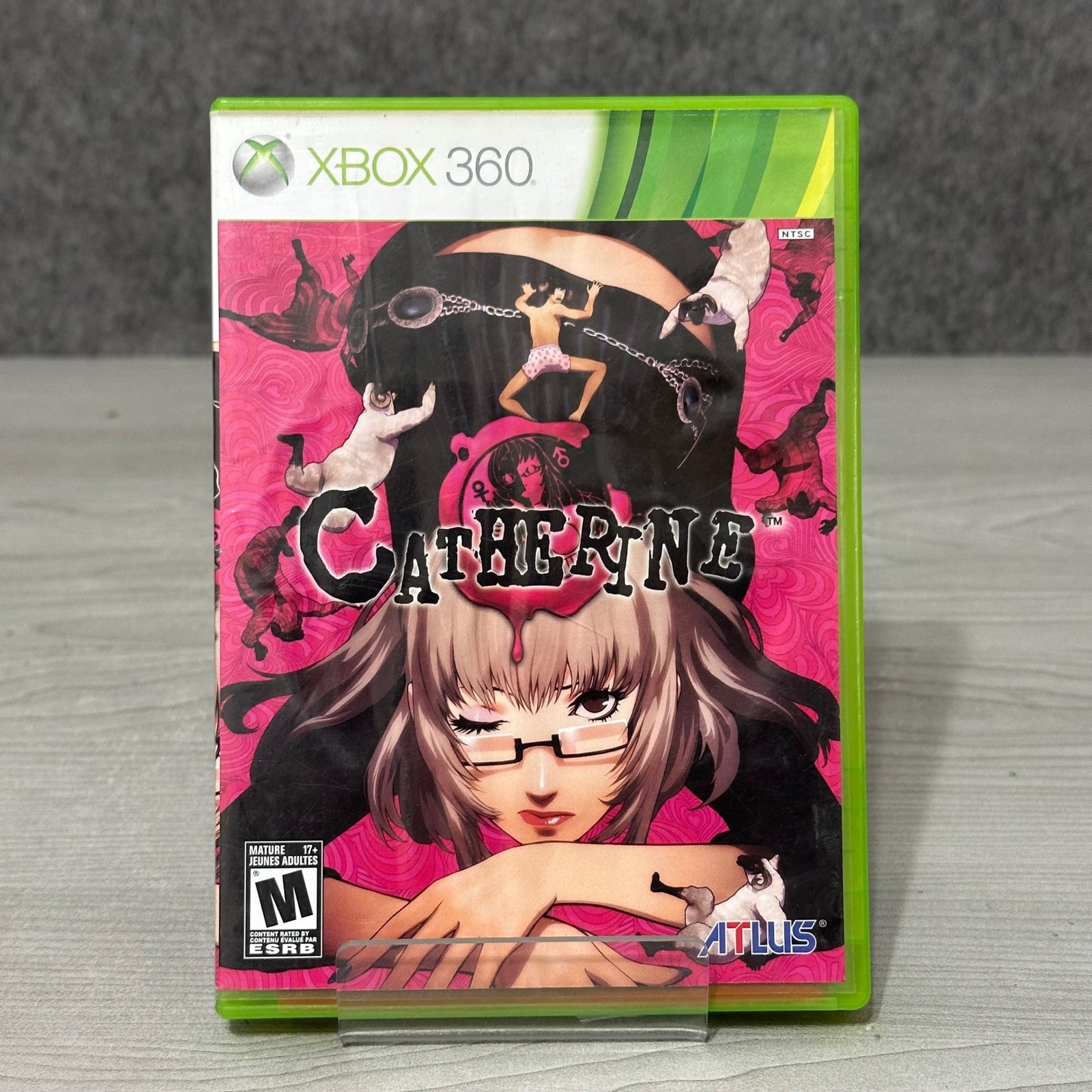 Atlus Catherine Video Game Xbox 360 NTSC Pink Puzzle Adventure CIB Complete