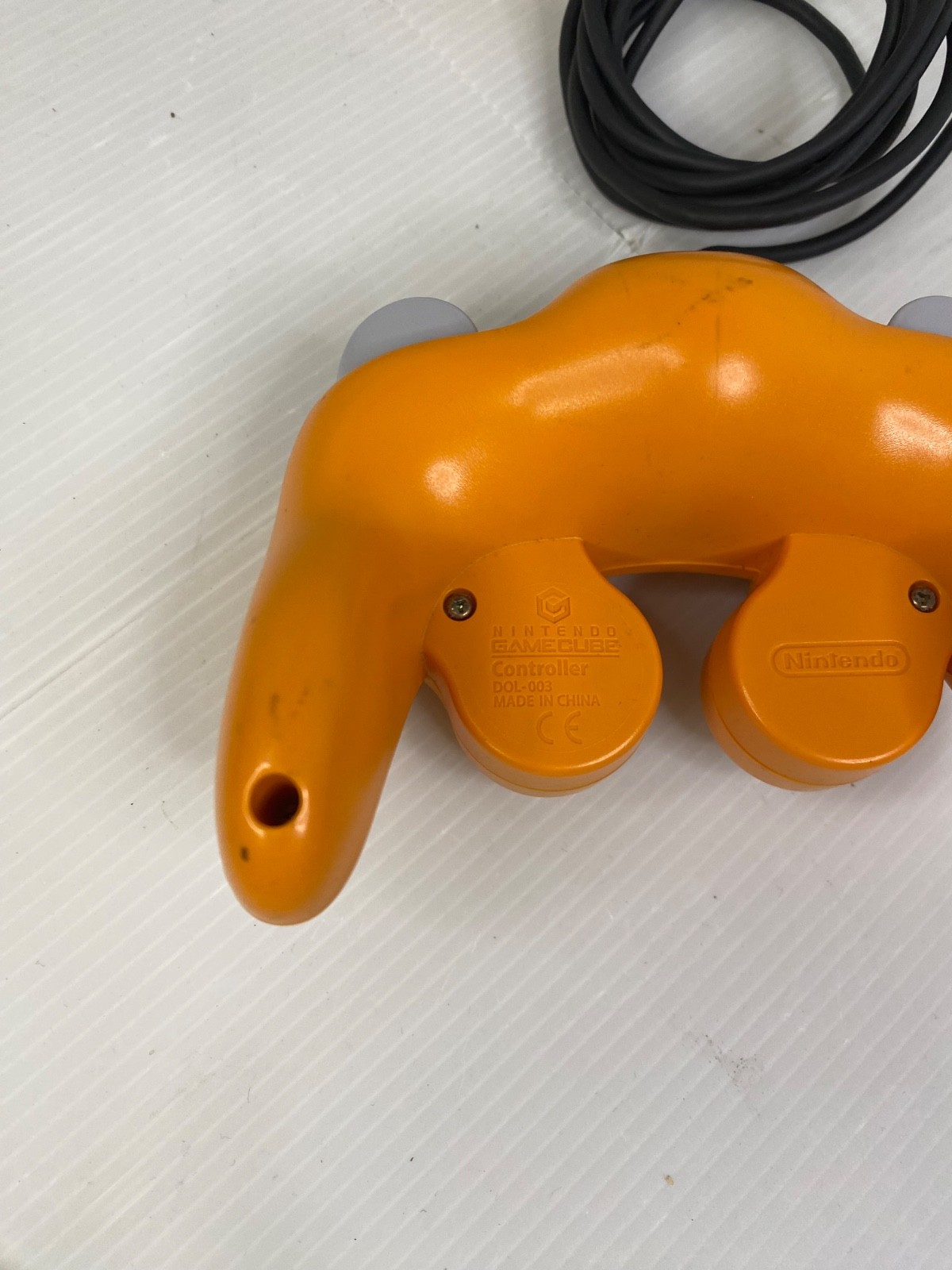 Original Nintendo GameCube Spice Orange Controller TIGHT JOYSTICKS TESTED US