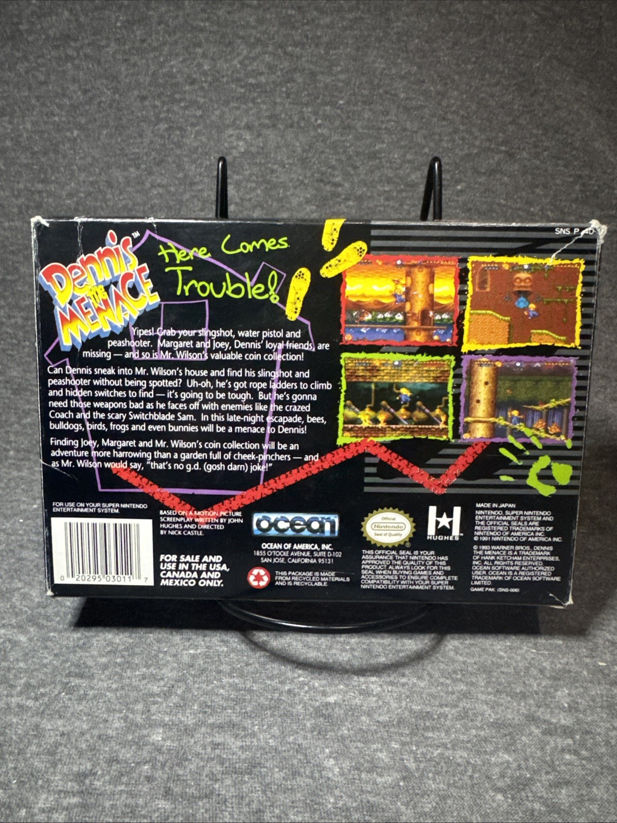 Dennis The Menace Super Nintendo Entertainment System SNES CIB 5