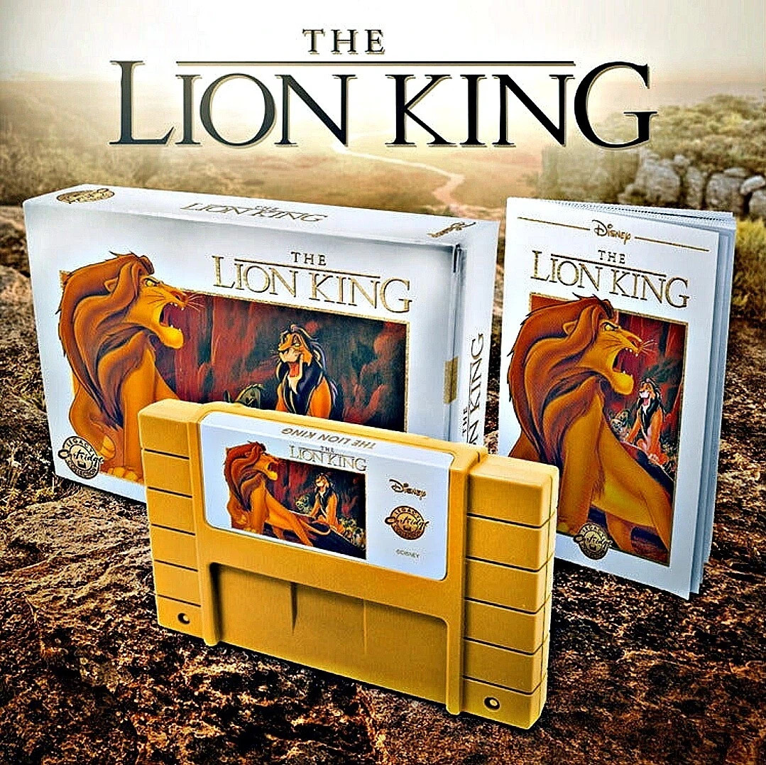 SNES Legacy Cartridge The Lion King LE 2,000 iam8bit Sealed Super Nintendo
