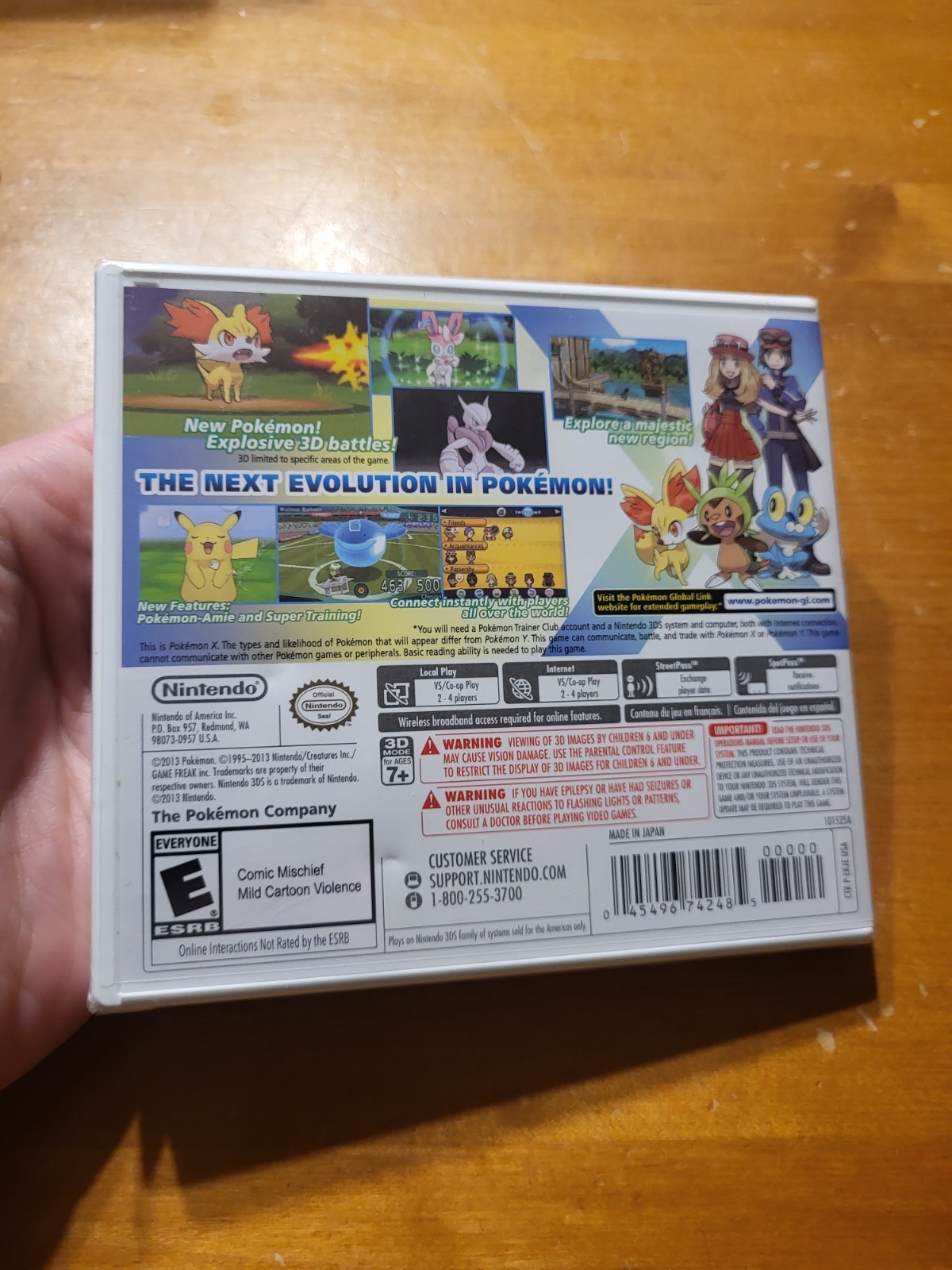 Nintendo 3DS Pokemon X BRAND NEW FACTORY SEALED READ
