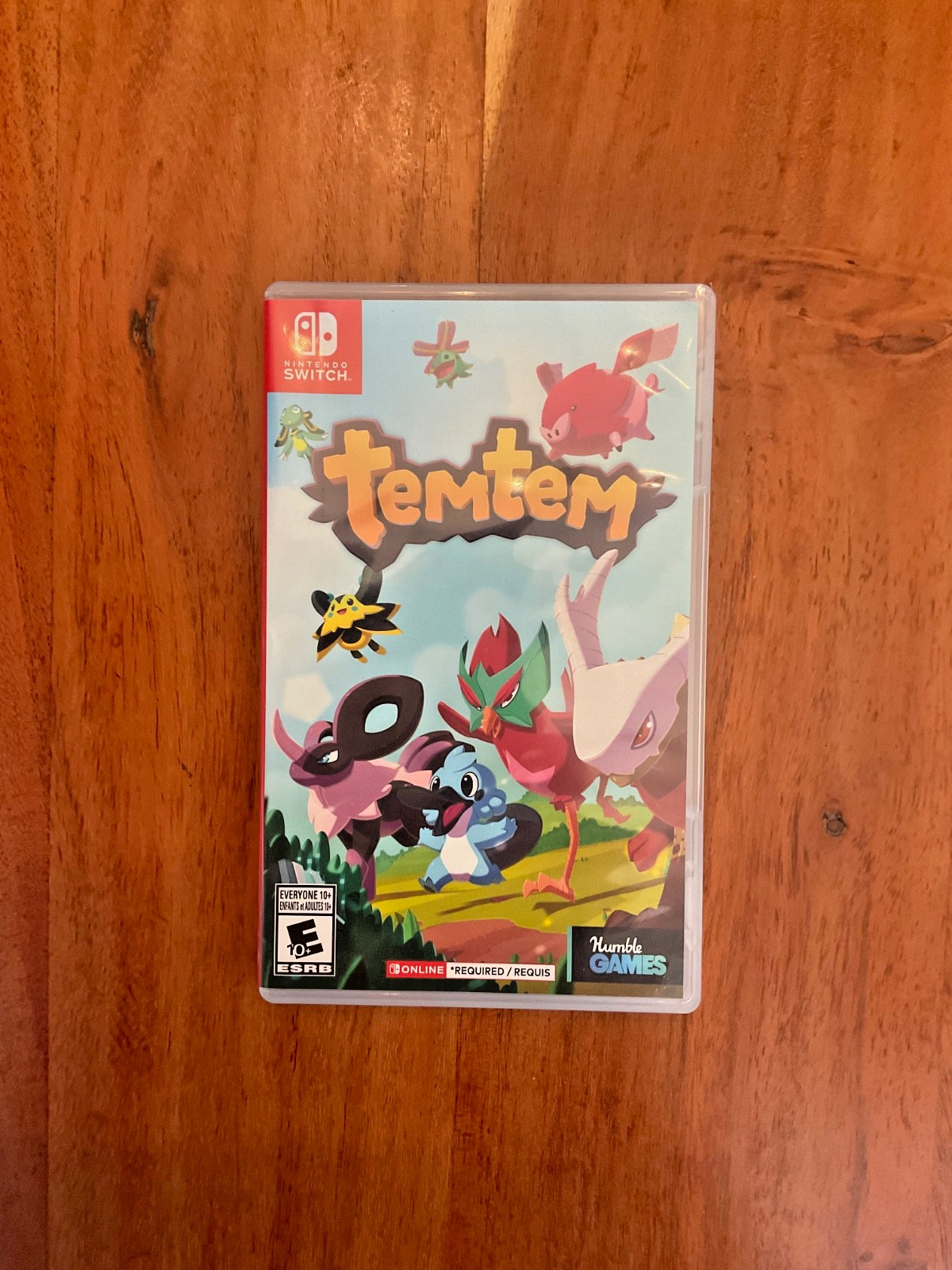 Temtem Nintendo Switch Case and Cartridge
