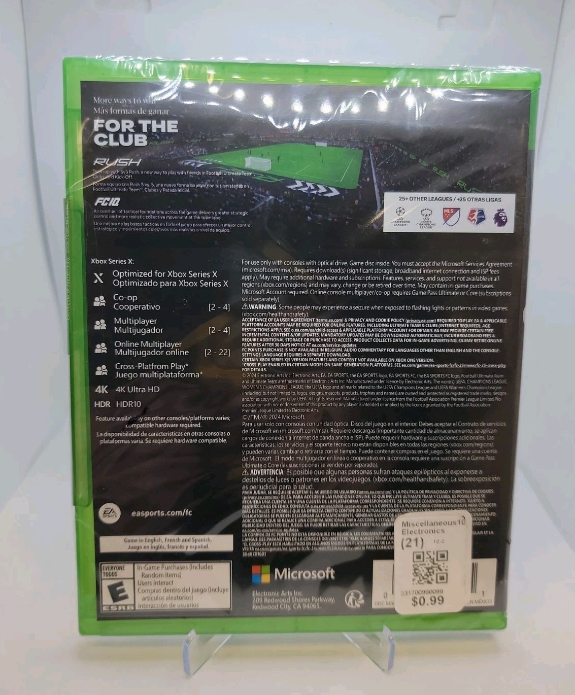 EA SPORTS FC 25 – Xbox Series X, Xbox One, Brand New Sealed
