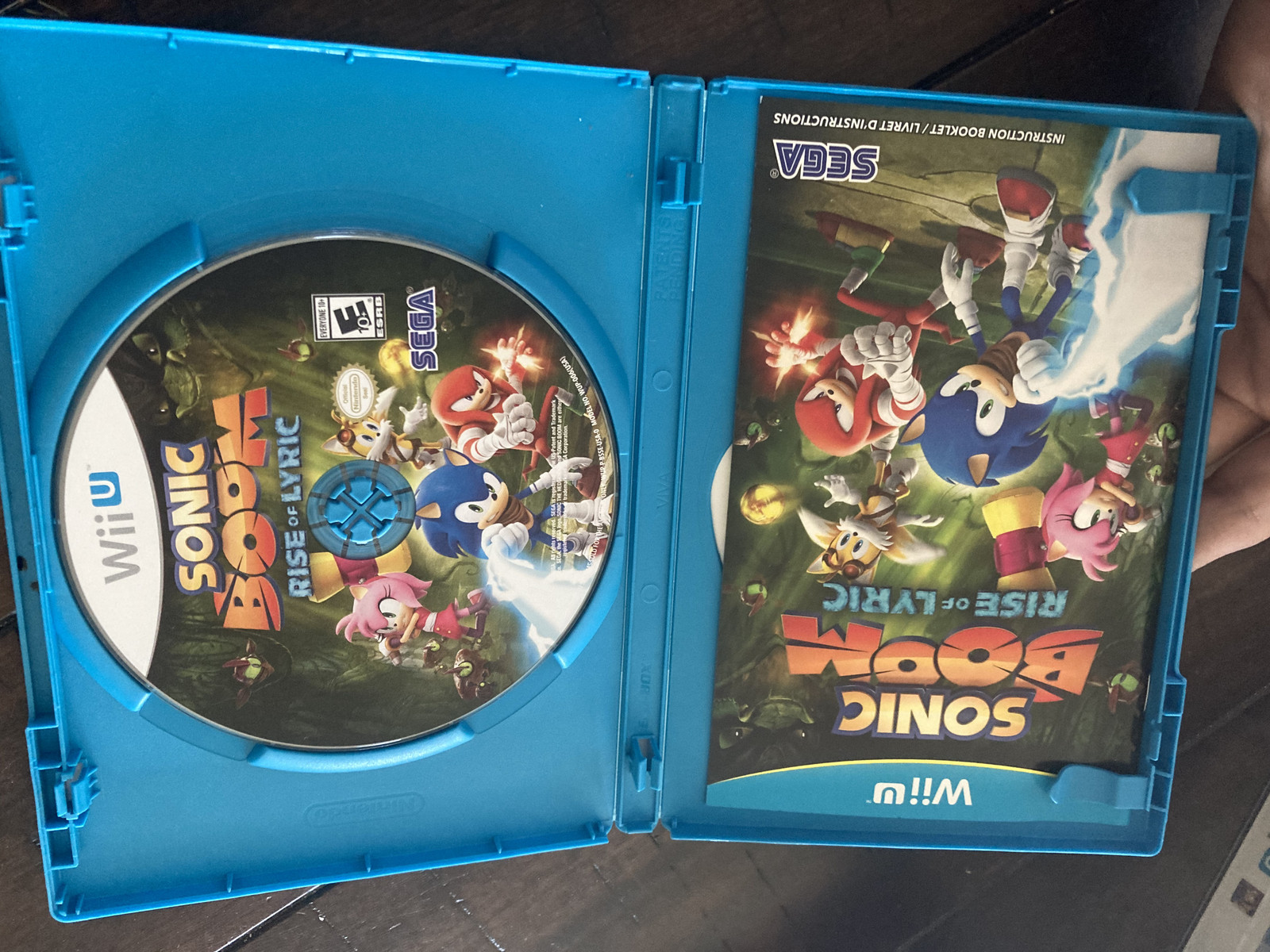 Sonic Boom: Rise of Lyric (Nintendo Wii U, 2014) CIB COMPLETE