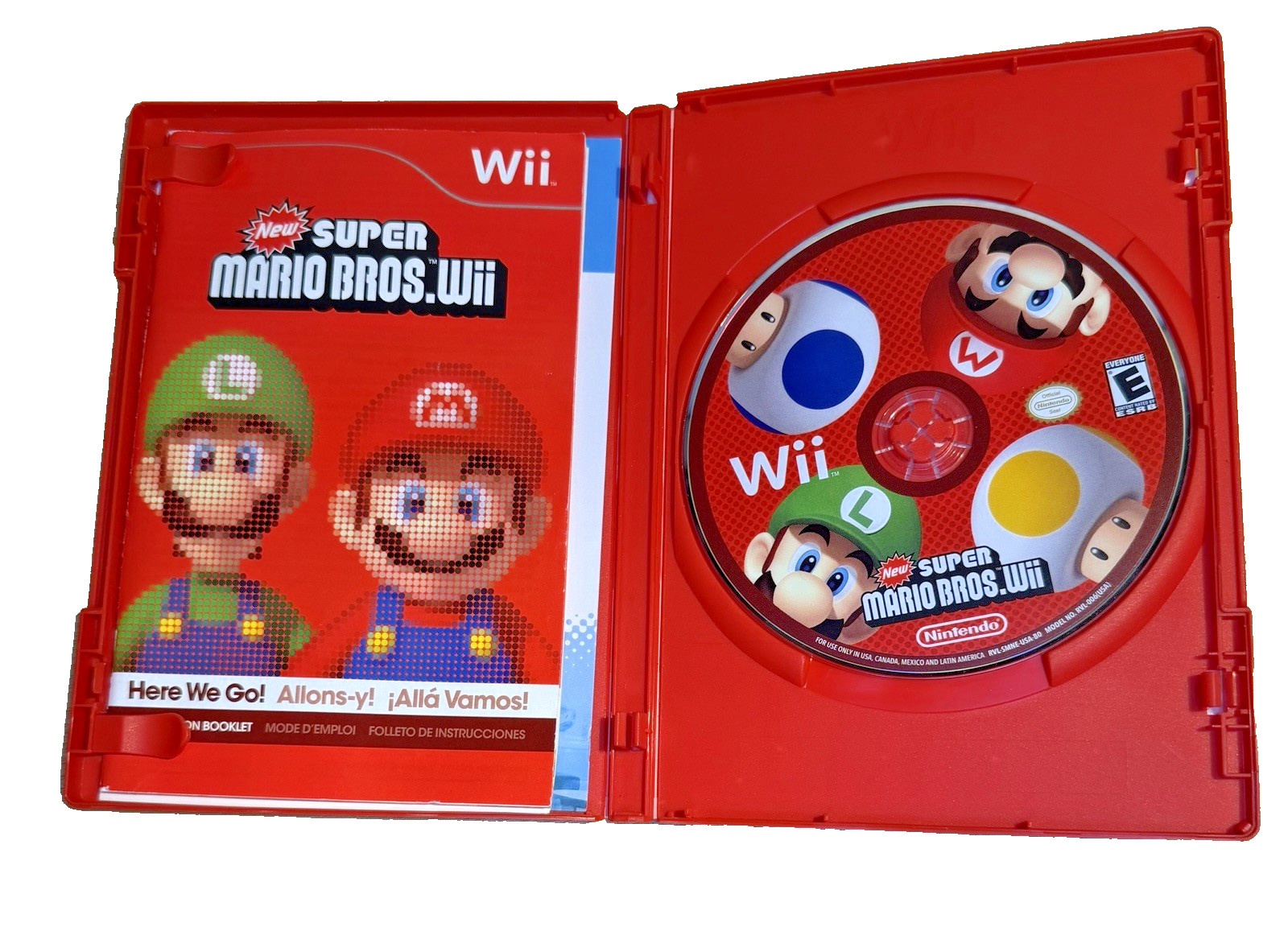 New Super Mario Bros. Wii (Nintendo Wii, 2009) CIB