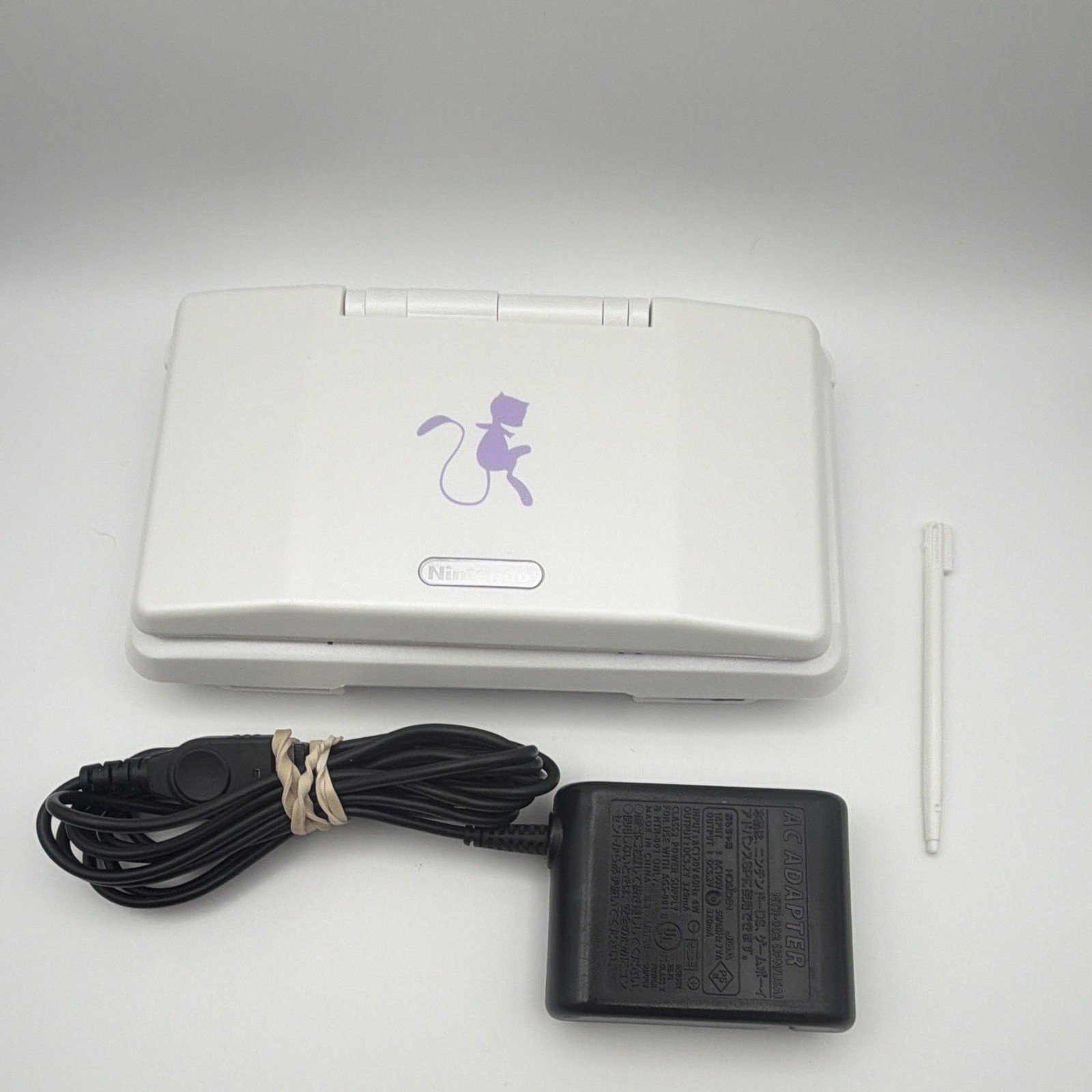Original Nintendo DS NTR-001 Pokemon console & Stylus with Charger -New Shell-