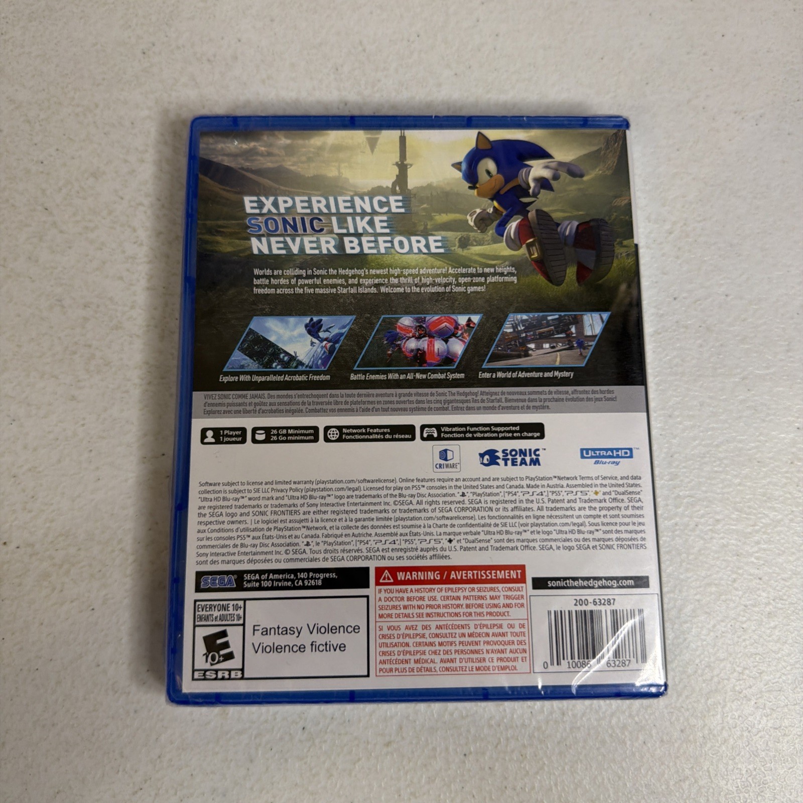 Sonic Frontiers – Sony PlayStation 5 PS5