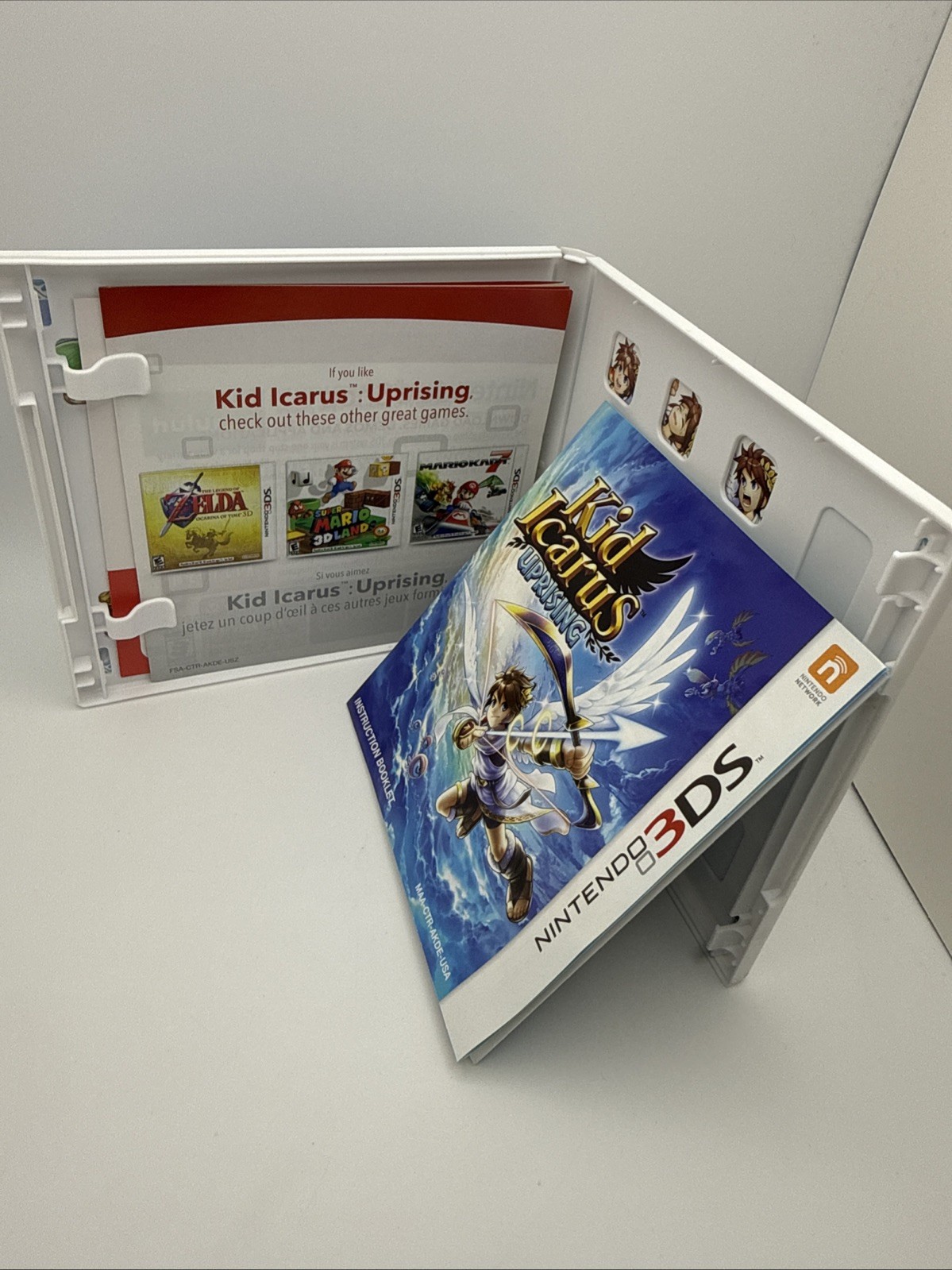 Kid Icarus: Uprising (Nintendo 3DS, 2012) Authentic Complete CIB Tested