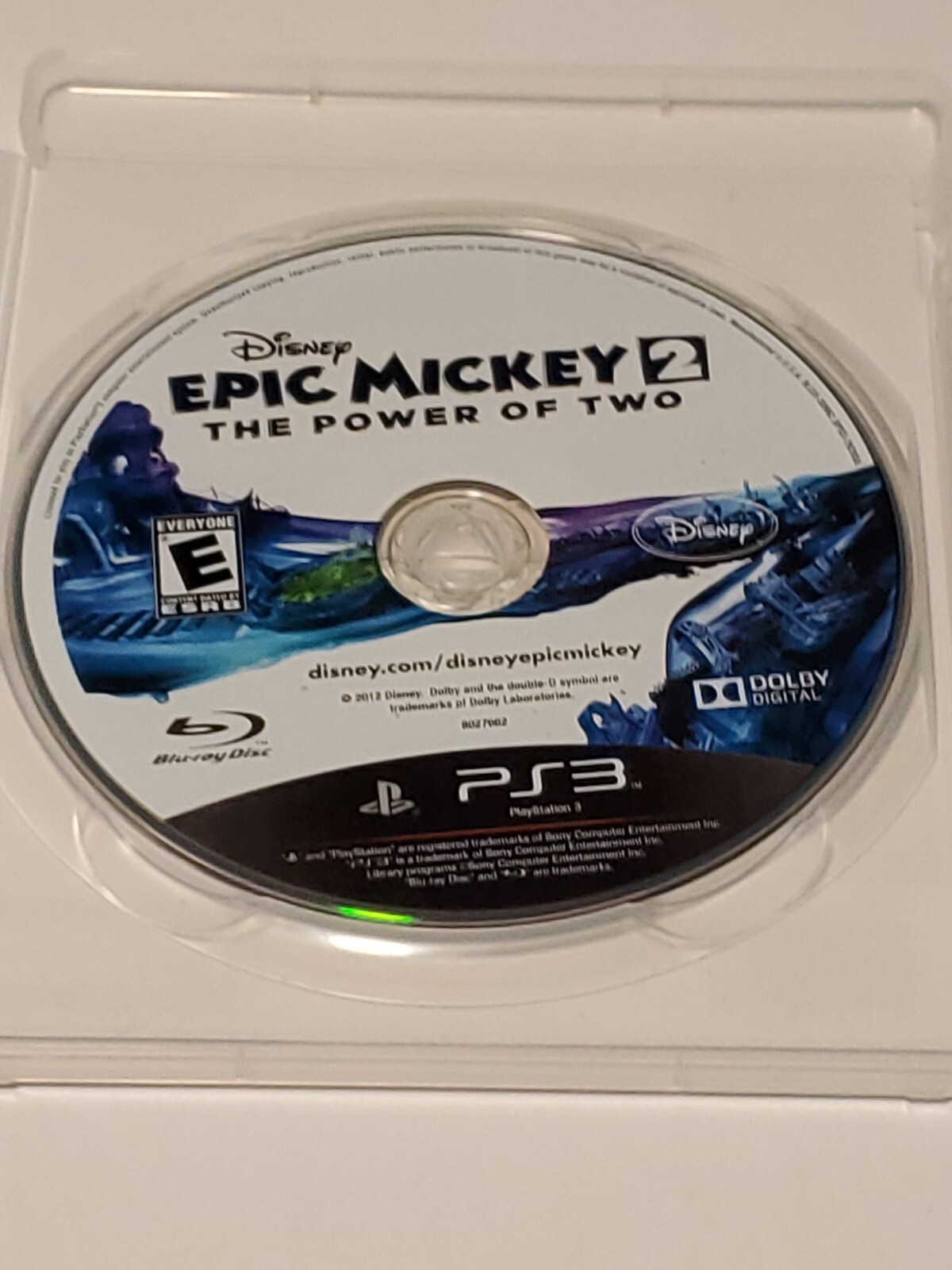 Disney Epic Mickey 2: The Power of Two Sony PlayStation 3, 2012 No Manual