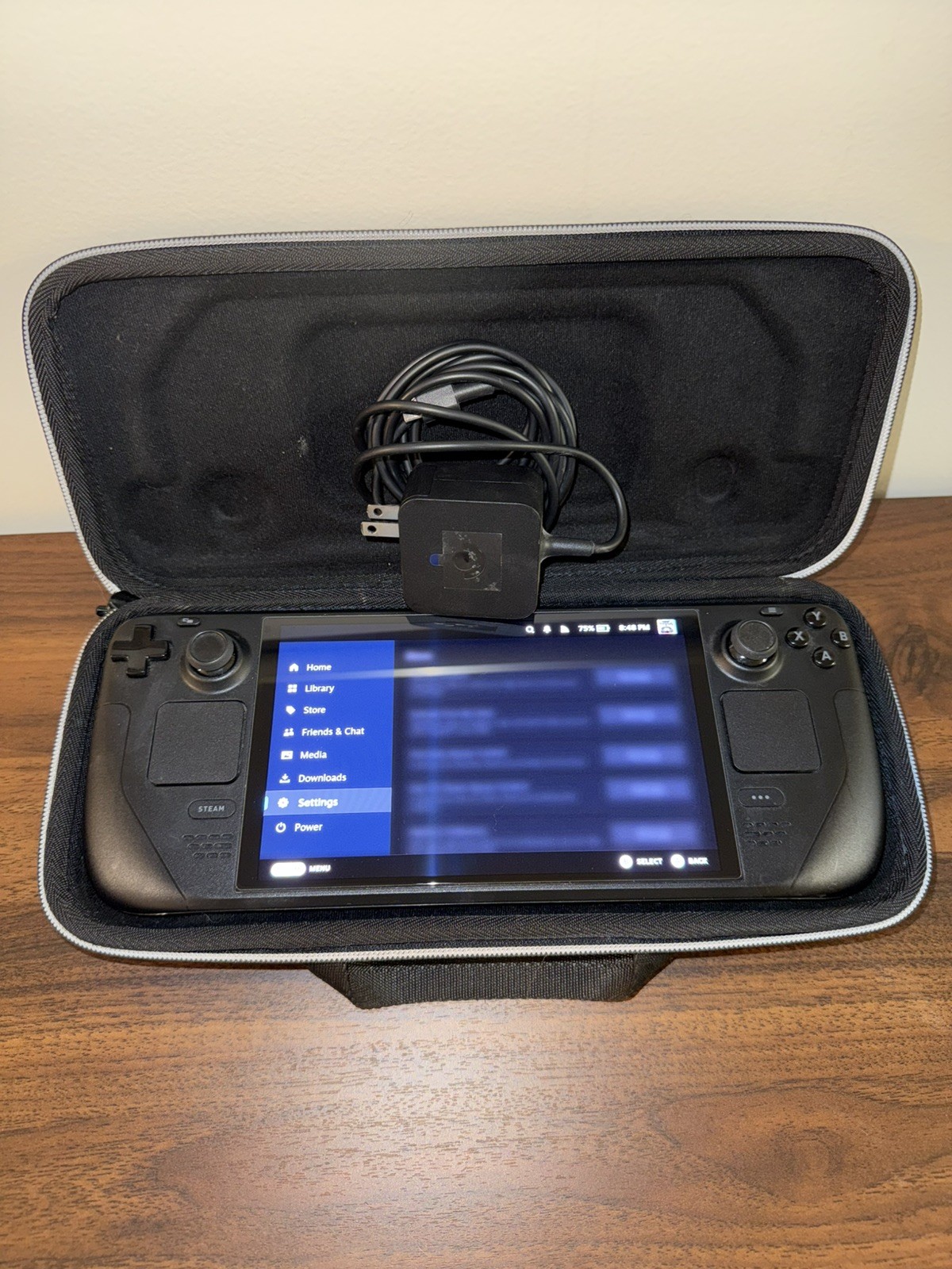 USED Valve Steam Deck OLED 512GB Black Handheld Console w. Original Accessories