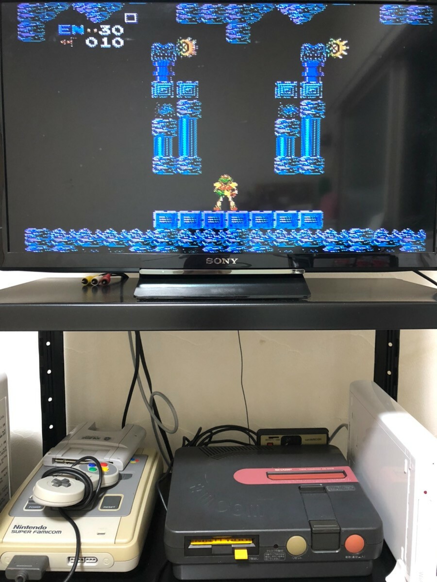 Metroid Nintendo Famicom Disk System 1986 FMC-MET Japanese Version Action Retro