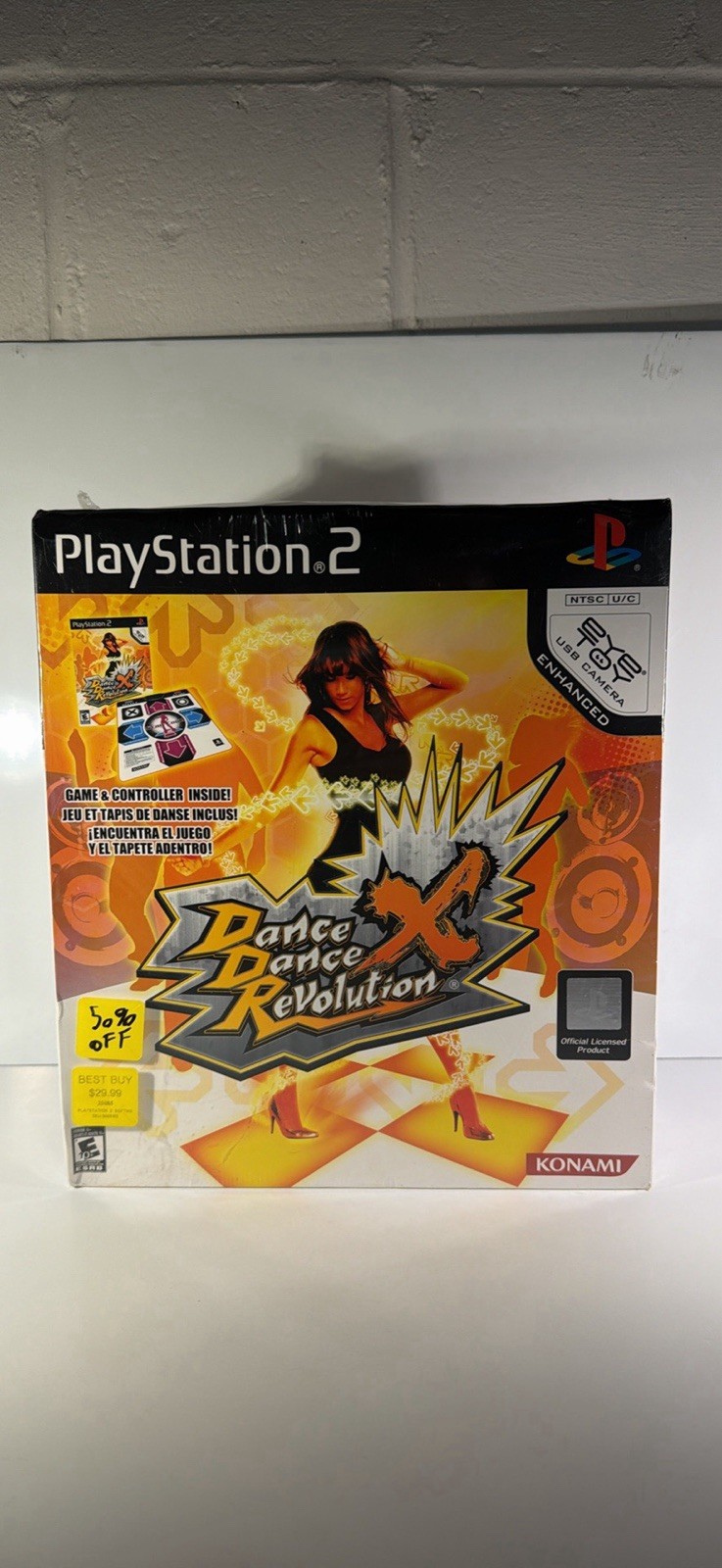 DDR X Bundle with MAT in Box – Sony PlayStation 2 PS2 – BRAND NEW SEALED CIB