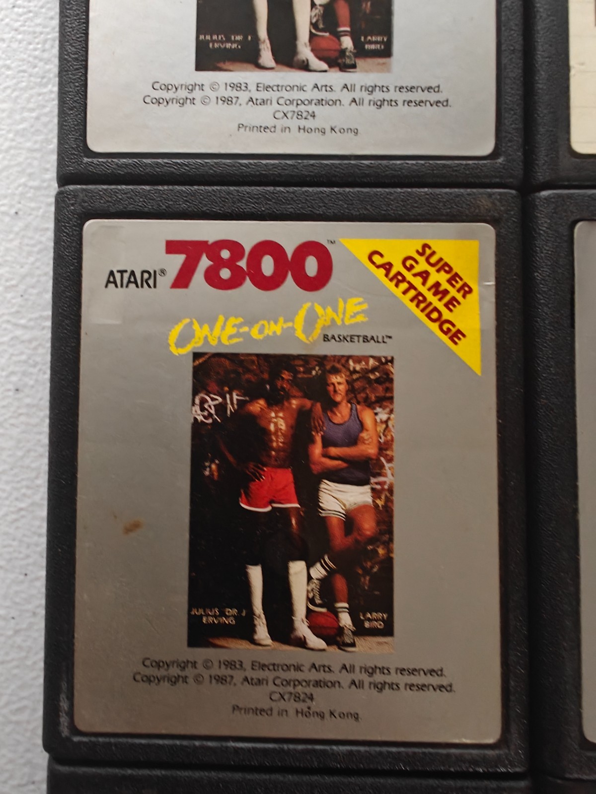 Atari 7800 ProSystem Lot of 10 Game Cartridges: Donkey Kong, Galaga, Fight Night