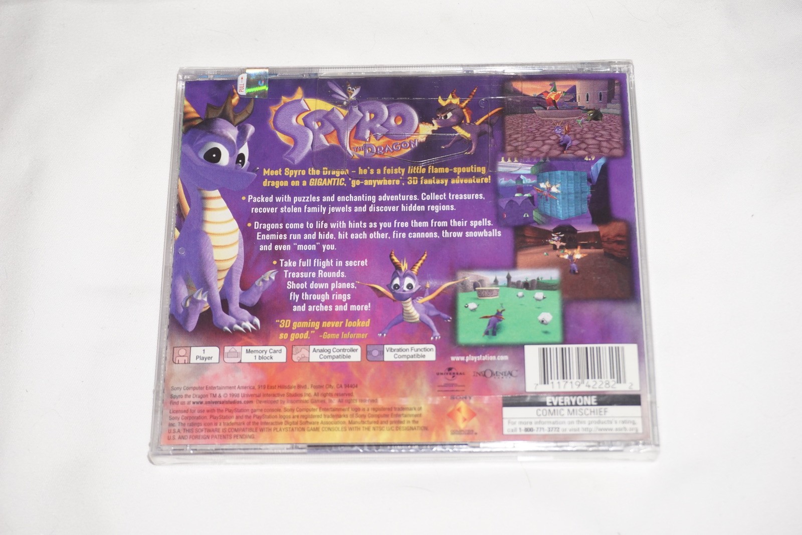 Spyro the Dragon GH (Sony Playstation 1 ps1) NEW Factory Sealed