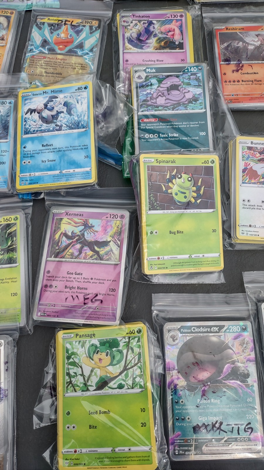 Pokemon collection – game, tins, fan made, Japanese decks, 540 cards
