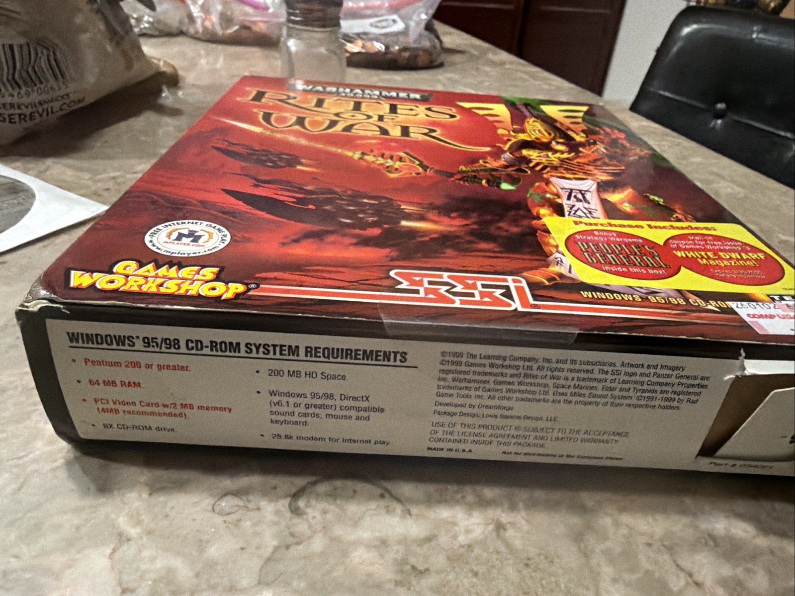 Warhammer 40,000: Rites of War, 1999, Big Box. Clean Game With Guide Etc 👍