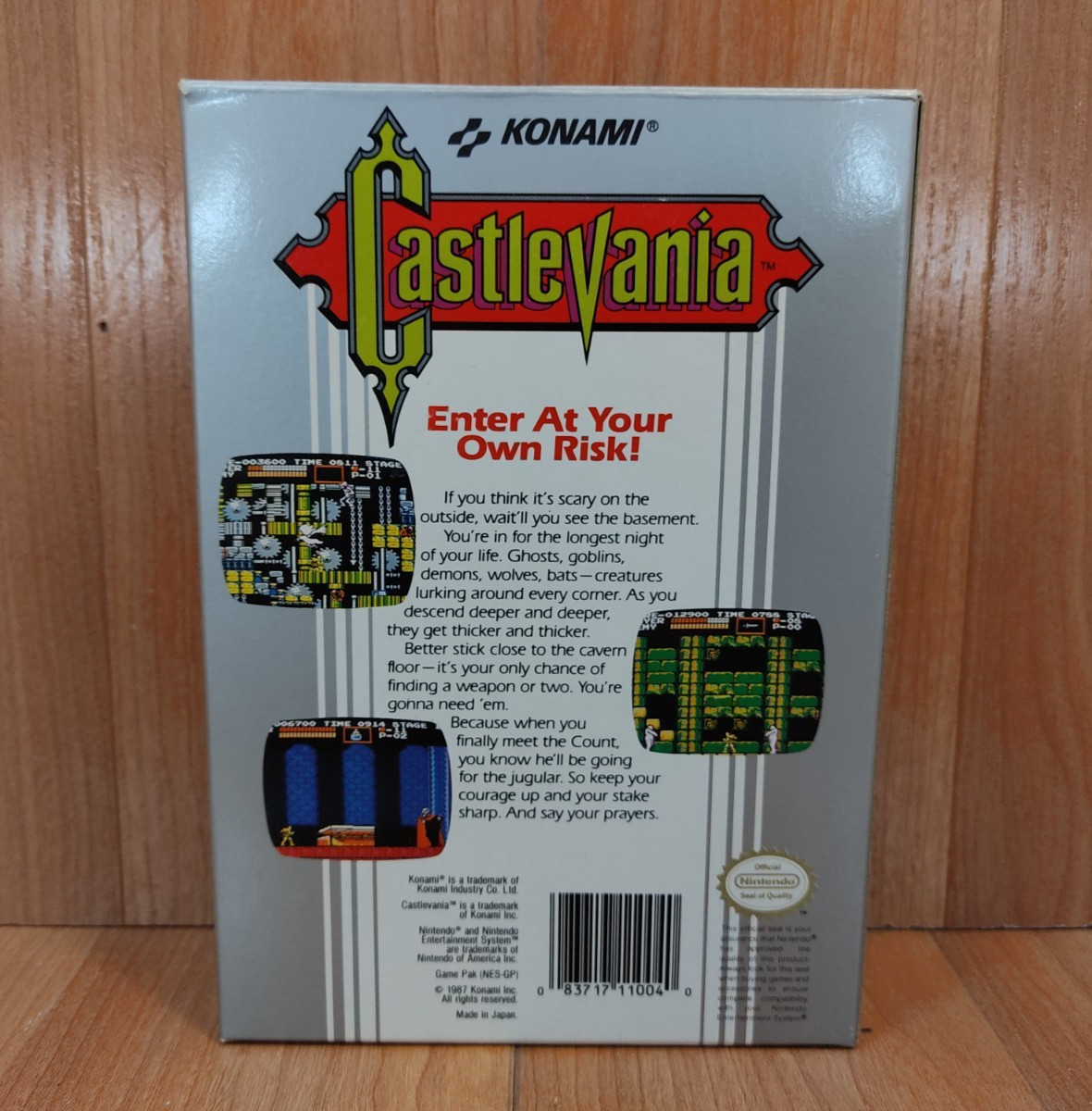 MINTY BOX CIB Castlevania Oval Seal complete in nintendo nes collector lot NICE