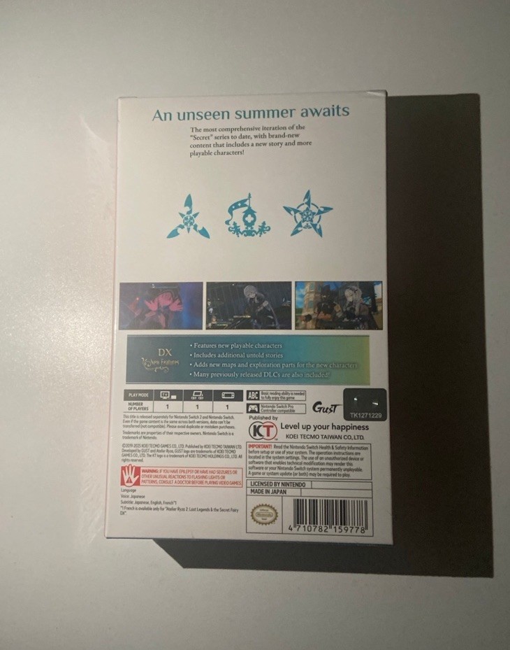 Atelier Ryza Secret Trilogy DX (Multi-Language) Switch Brand New nintendo game