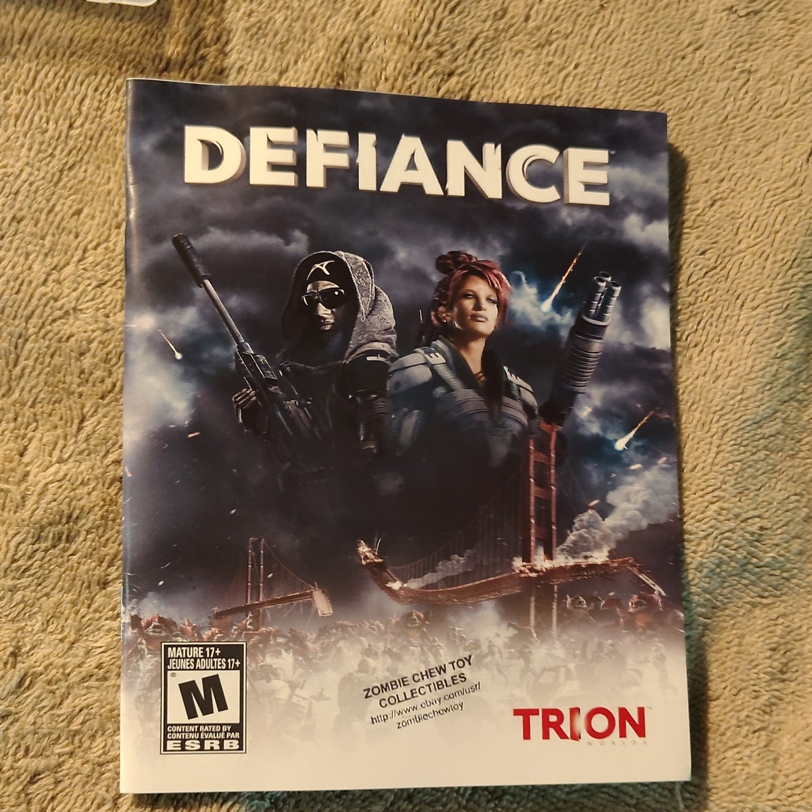 Trion Worlds Defiance Sony PlayStation 3 Shooter Action & Adventure M Mature