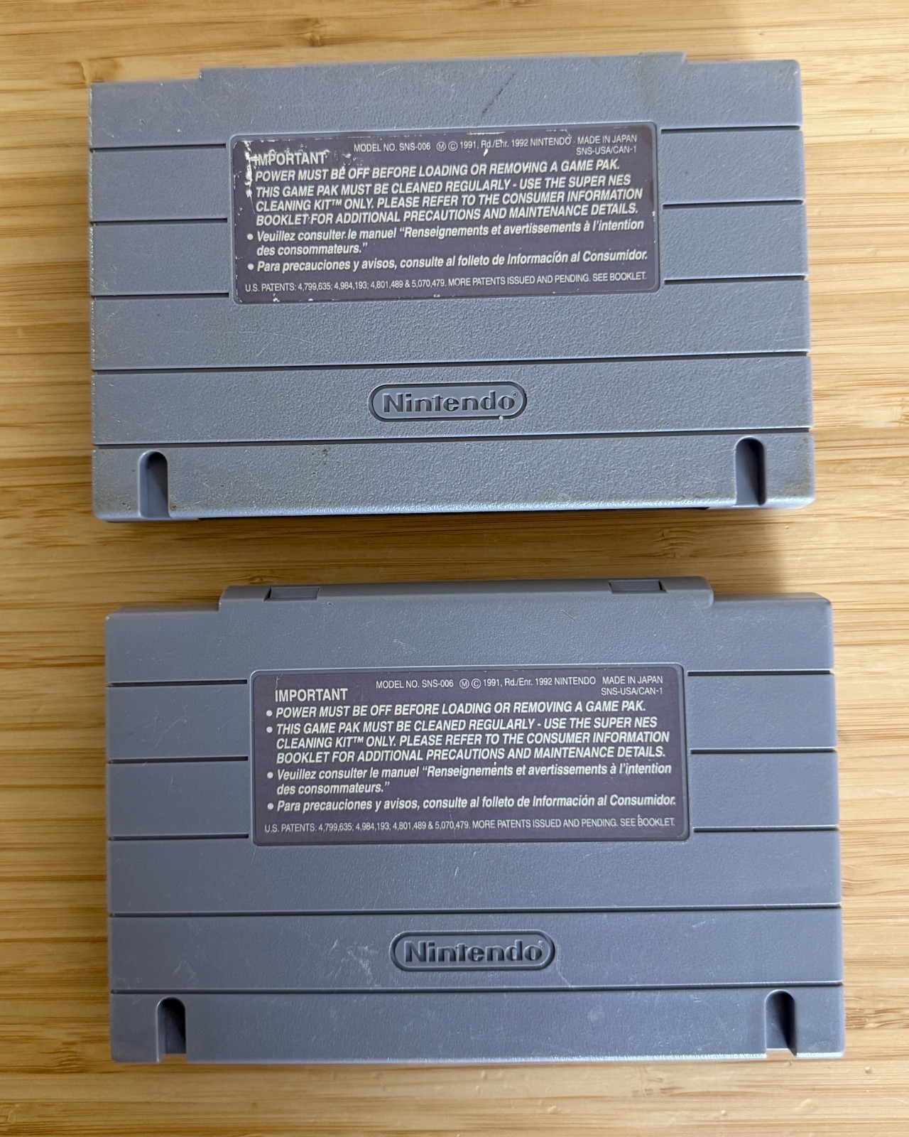 Super Nintendo SNES Game Cartridge LOT Space Invaders, Top Gear, Agassi, Boxing