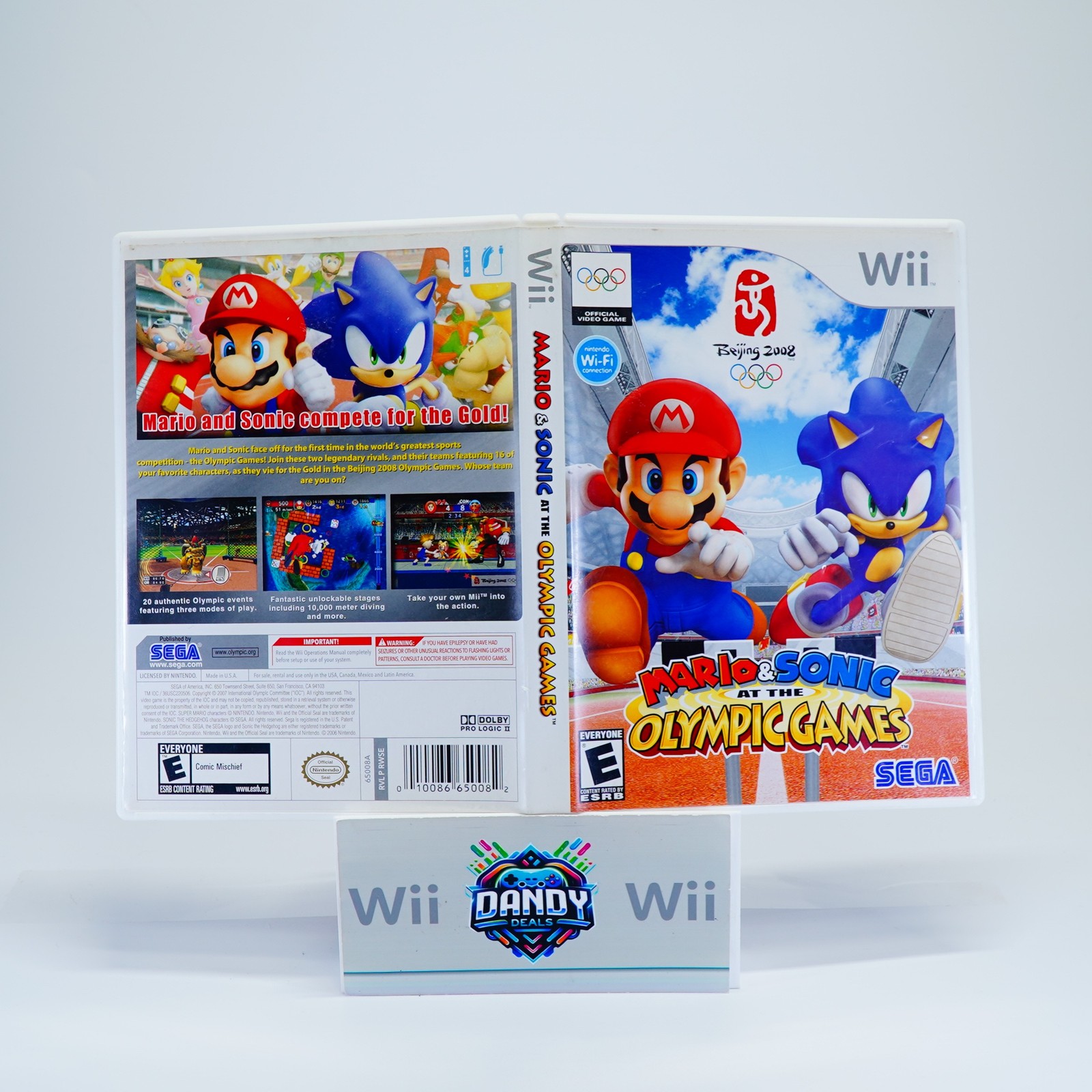 Mario and Sonic at the Olympic Games CIB W/ Insert – Wii