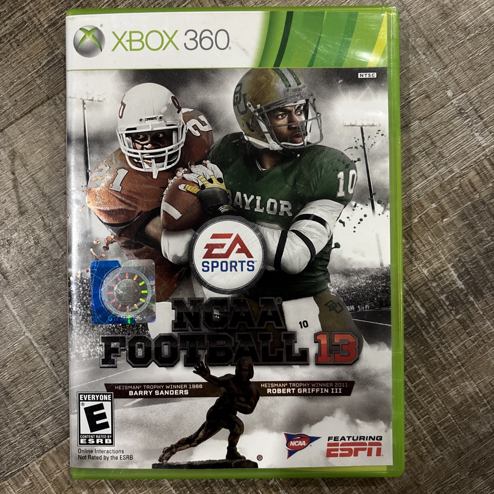 NCAA Football 13 – Xbox 360 – Case And Disc
