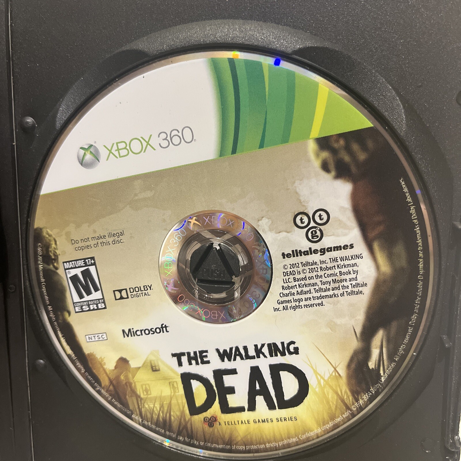 XBOX 360 The Walking Dead: A Telltale Games Series 2012 Disc Only