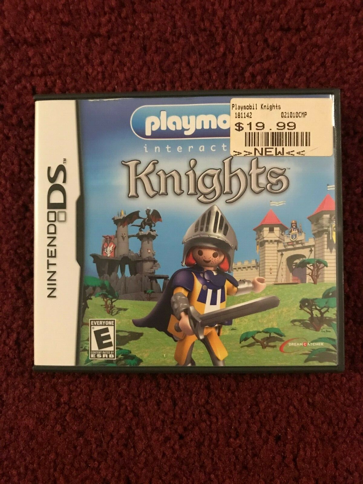 Playmobil Interactive Knights DS Game Case and Manual, No DS Chip