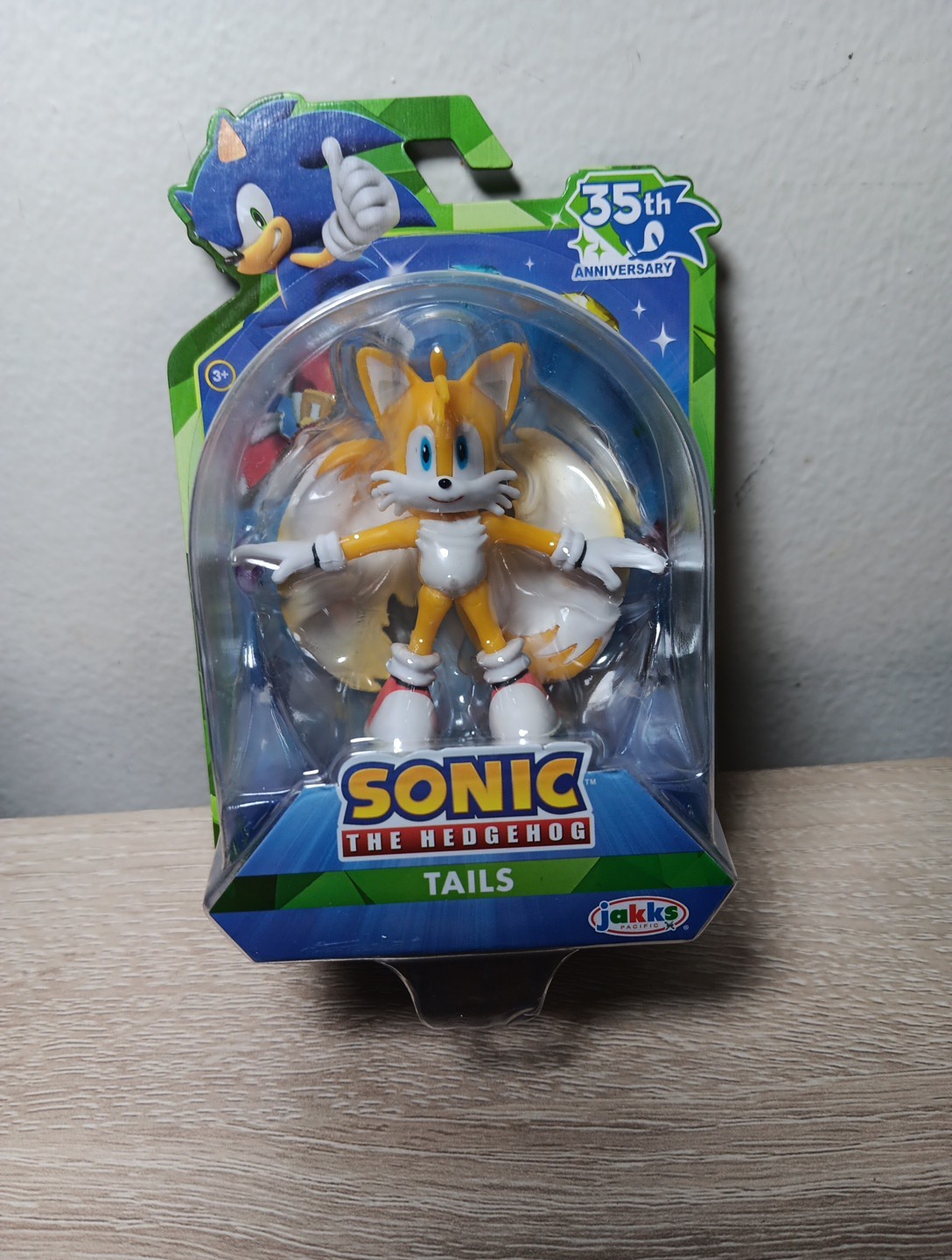*FREE SHIP* 2.5″ TAILS (Modern) 35TH Sonic the Hedgehog SEGA Jakks Pacific