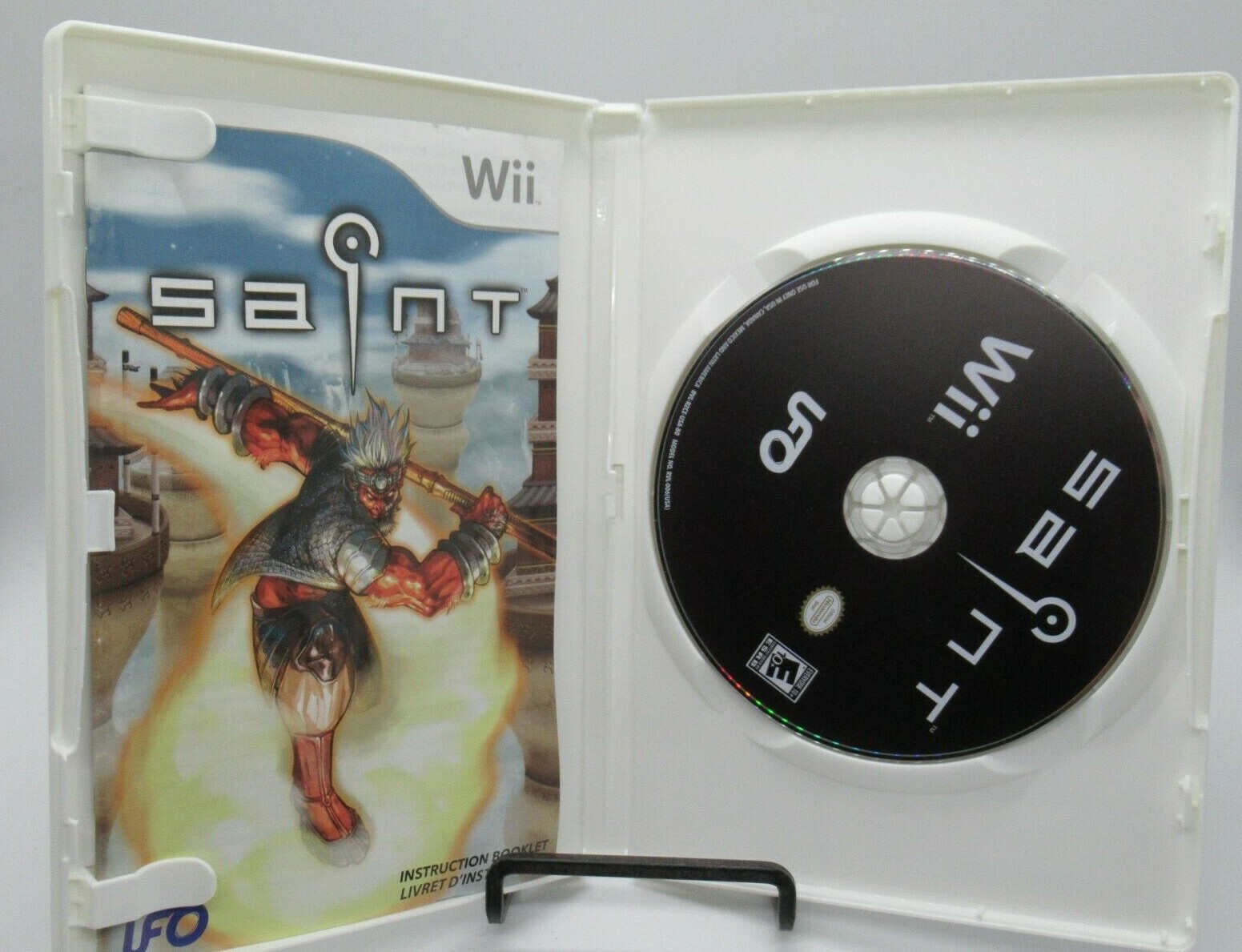 SAINT GAME FOR NINTENDO Wii, GAME DISC CASE, AND MANUAL, UFO INTERACTIVE