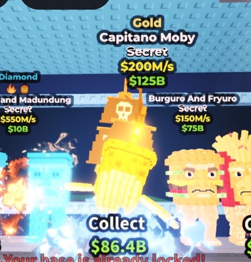 Capitano Moby Secret Gold In-Game Character Screenshot- Digital item no shipping