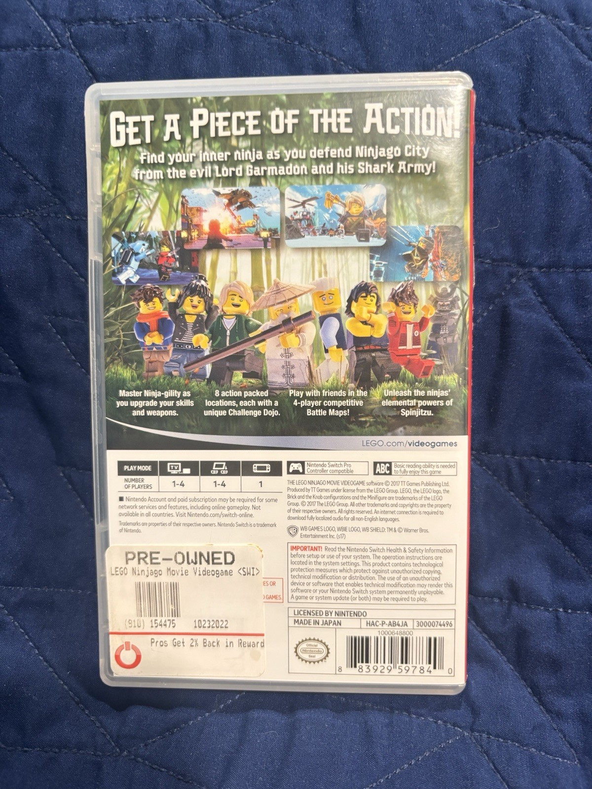 Warner Bros. The LEGO NINJAGO Movie Video Game Switch Multiplayer E10+ 2017
