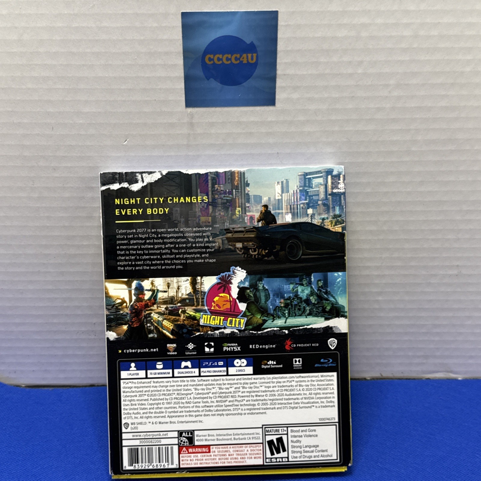 Cyberpunk 2077 Collector’s Edition (PlayStation 4, 2020)