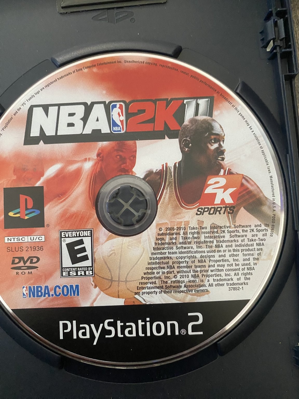 NBA 2K11 PlayStation 2 PS2 Video Game Michael Jordan Basketball