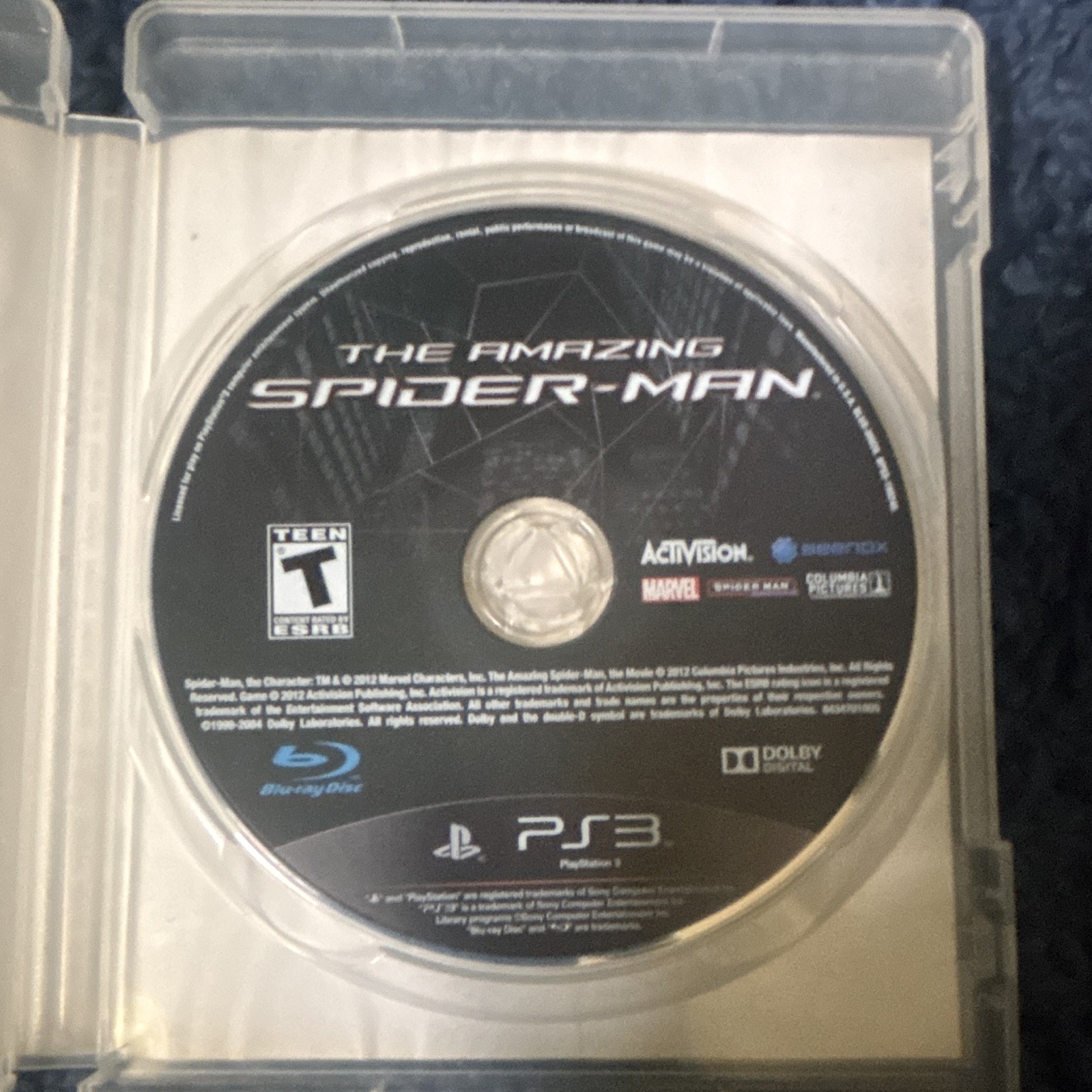 Activision The Amazing Spider-Man PS3 PlayStation Move T-Teen 2012 Action