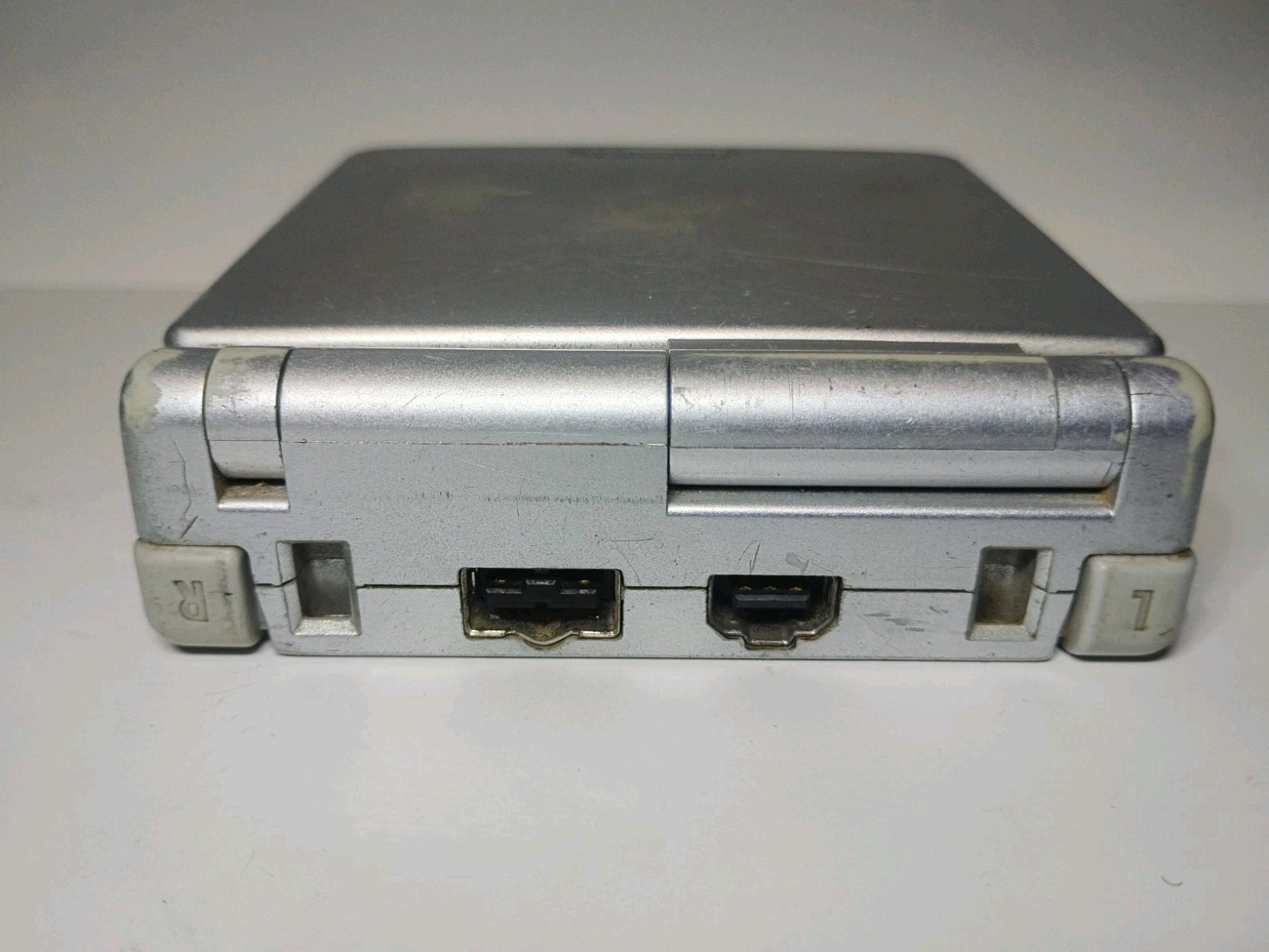 Nintendo Game Boy Advance SP Silver AGS-001 Console – Tested & Working W/Charger