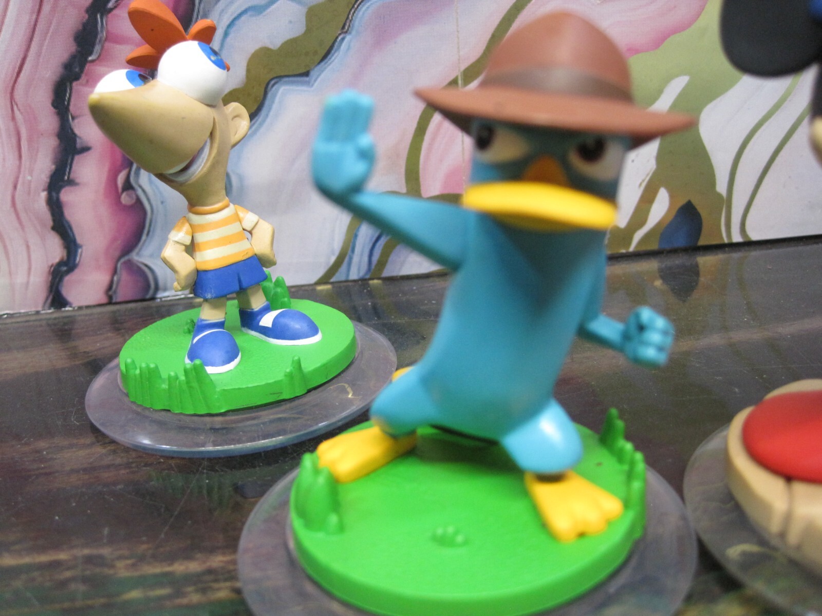 DISNEY INFINITY Lot – Mike & Sulley , Mickey Mouse , Platapus Agent P , Phineas